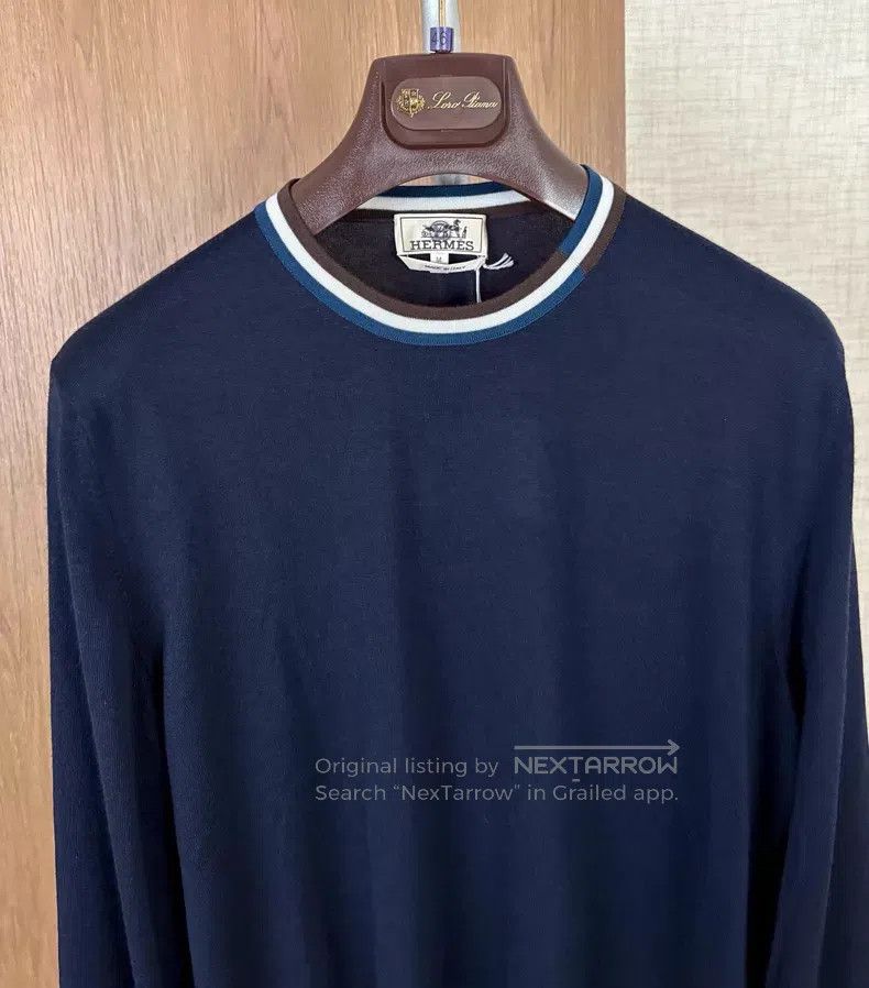 Hermes Hermes Lightweight Men's Knit Top Size US M / EU 48-50 / 2 - 2 Thumbnail