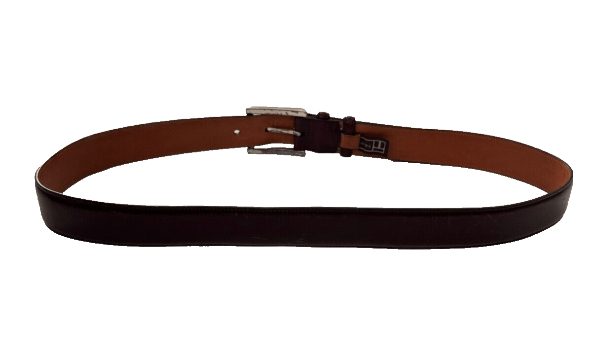 Trafalgar Trafalgar Leather Belt Mens 36 Cognac Metal Buckle Size 36 - 5 Thumbnail