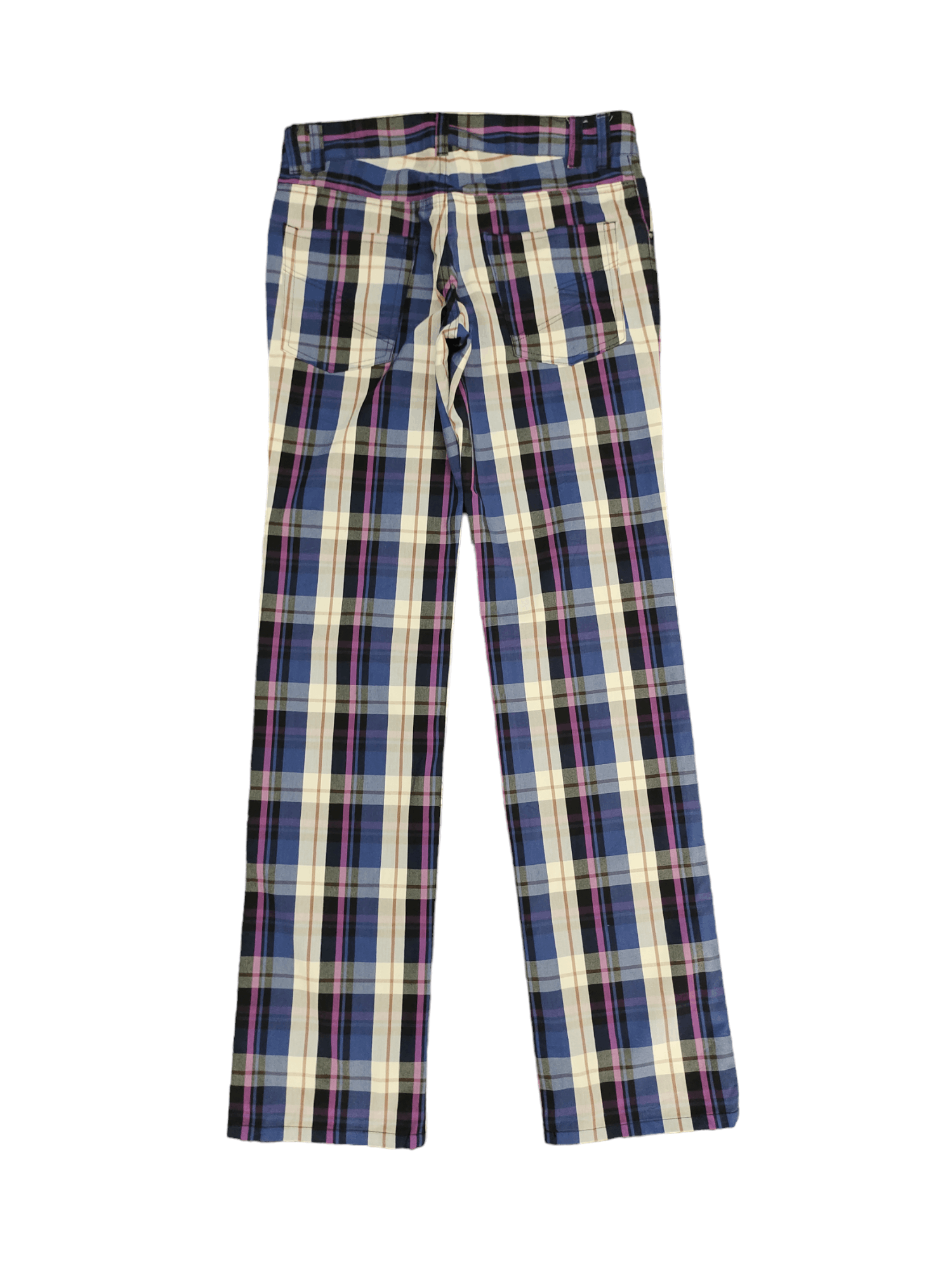 semanticdesign Vintage Semantic Design Checkered Plain Trouser Pants Size US 31 - 10 Thumbnail