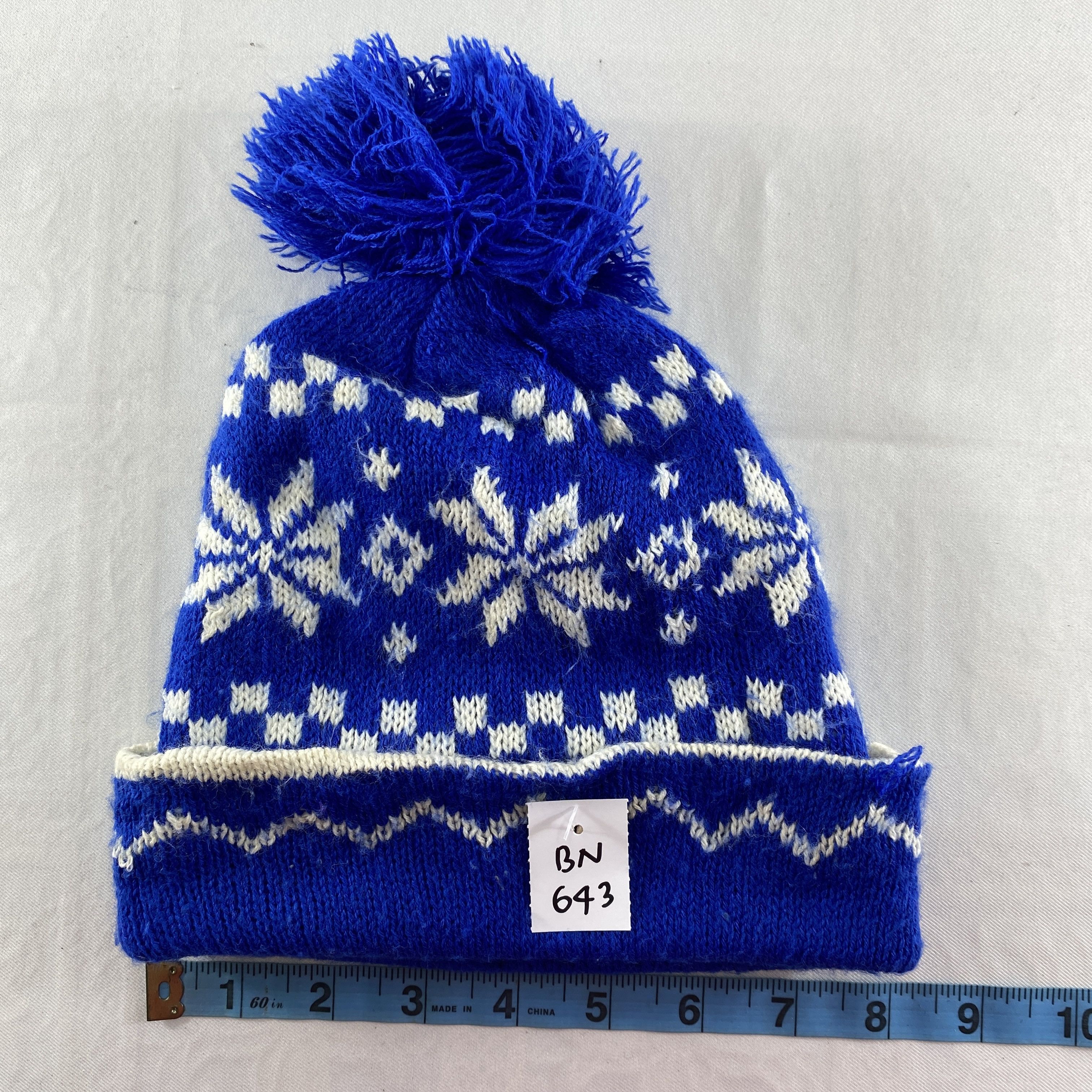 Japanese Brand Geometric Art Snow Cap Hat Beanie -BN643 Size ONE SIZE - 4 Thumbnail