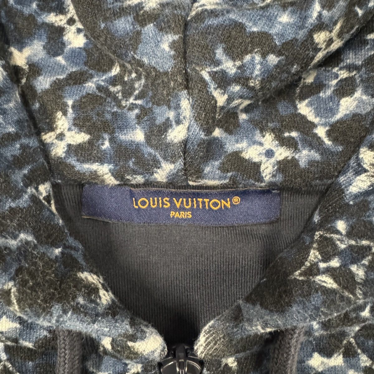 Louis Vuitton Louis Vuitton 1ABJ2J Monogram Hoodie In Blue RRP £1450 Size US M / EU 48-50 / 2 - 11 Thumbnail