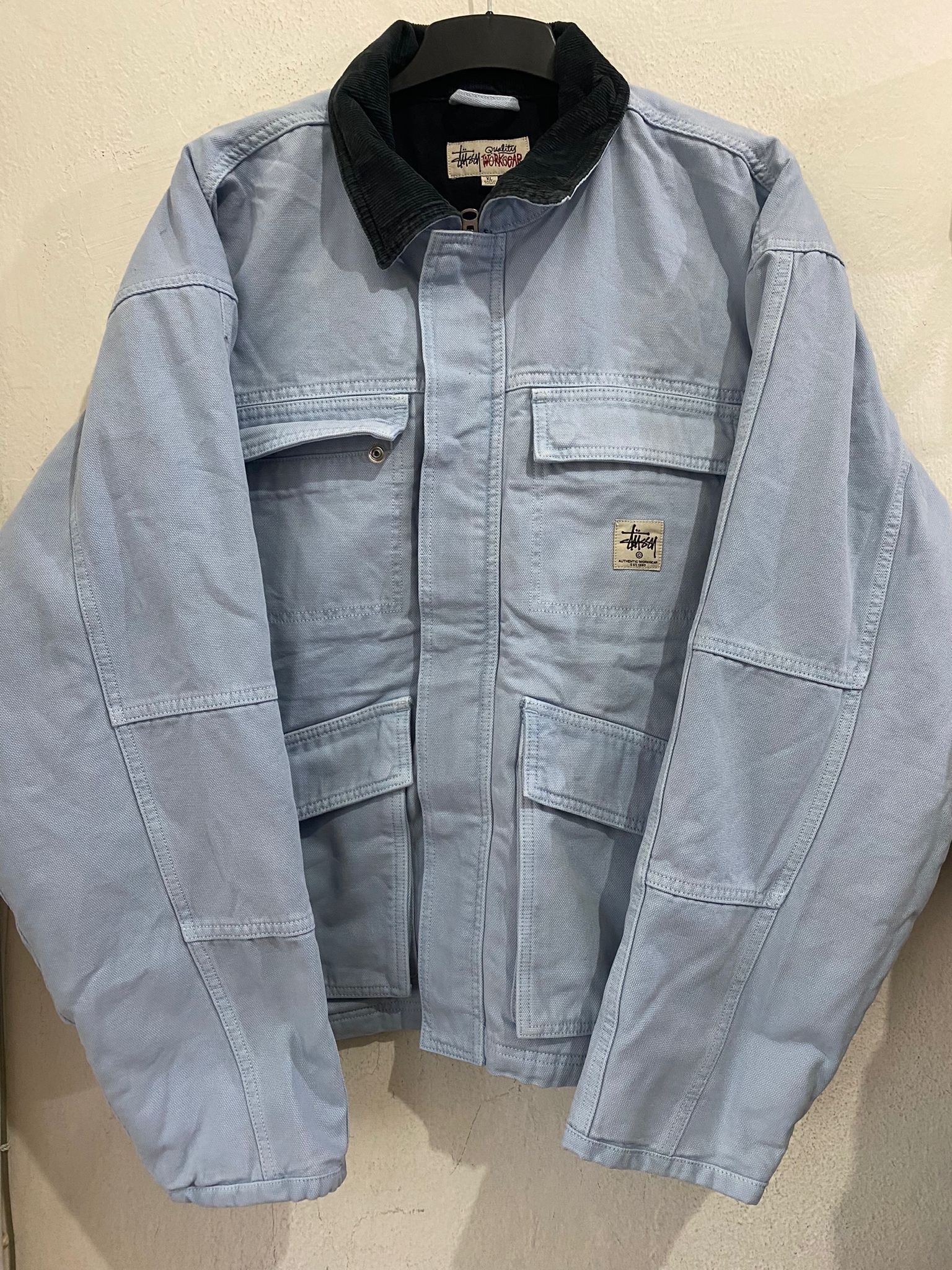 Stussy STUSSY canvas washed jacket Size US XL / EU 56 / 4 - 3 Thumbnail