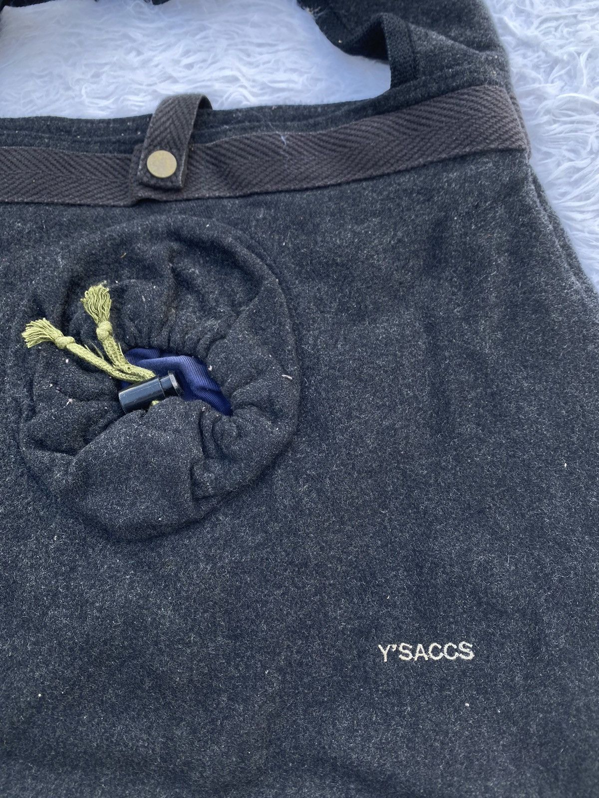 Yohji Yamamoto Rare Y’saccs Yohji Yamamoto Wool Bag Size ONE SIZE - 6 Thumbnail