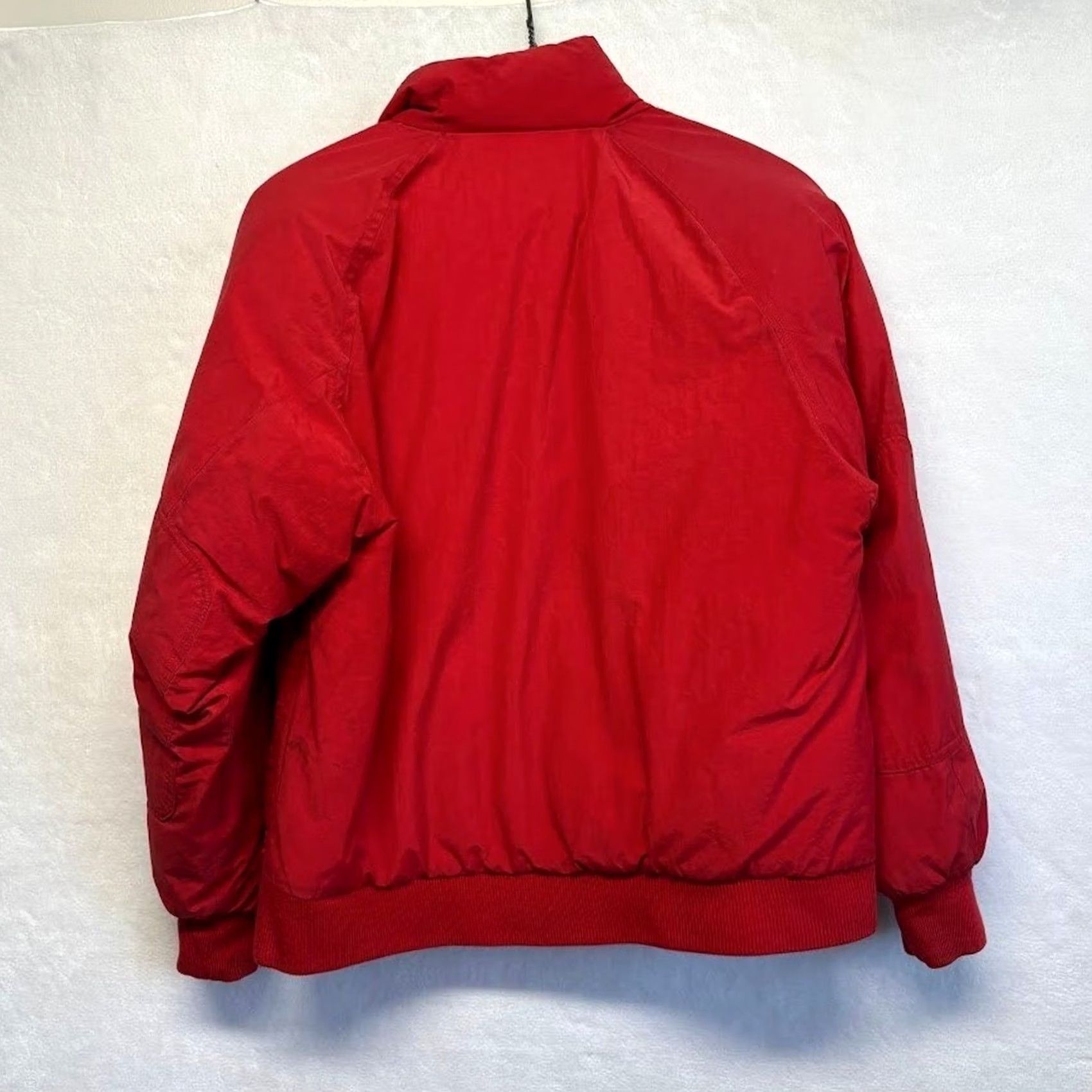 Lands' End Lands' End Vintage Down Jacket Red Pullover Anorak Puffer 1/4 Zip Ski Jacket M Men Jacket Size US M / EU 48-50 / 2 - 2 Thumbnail