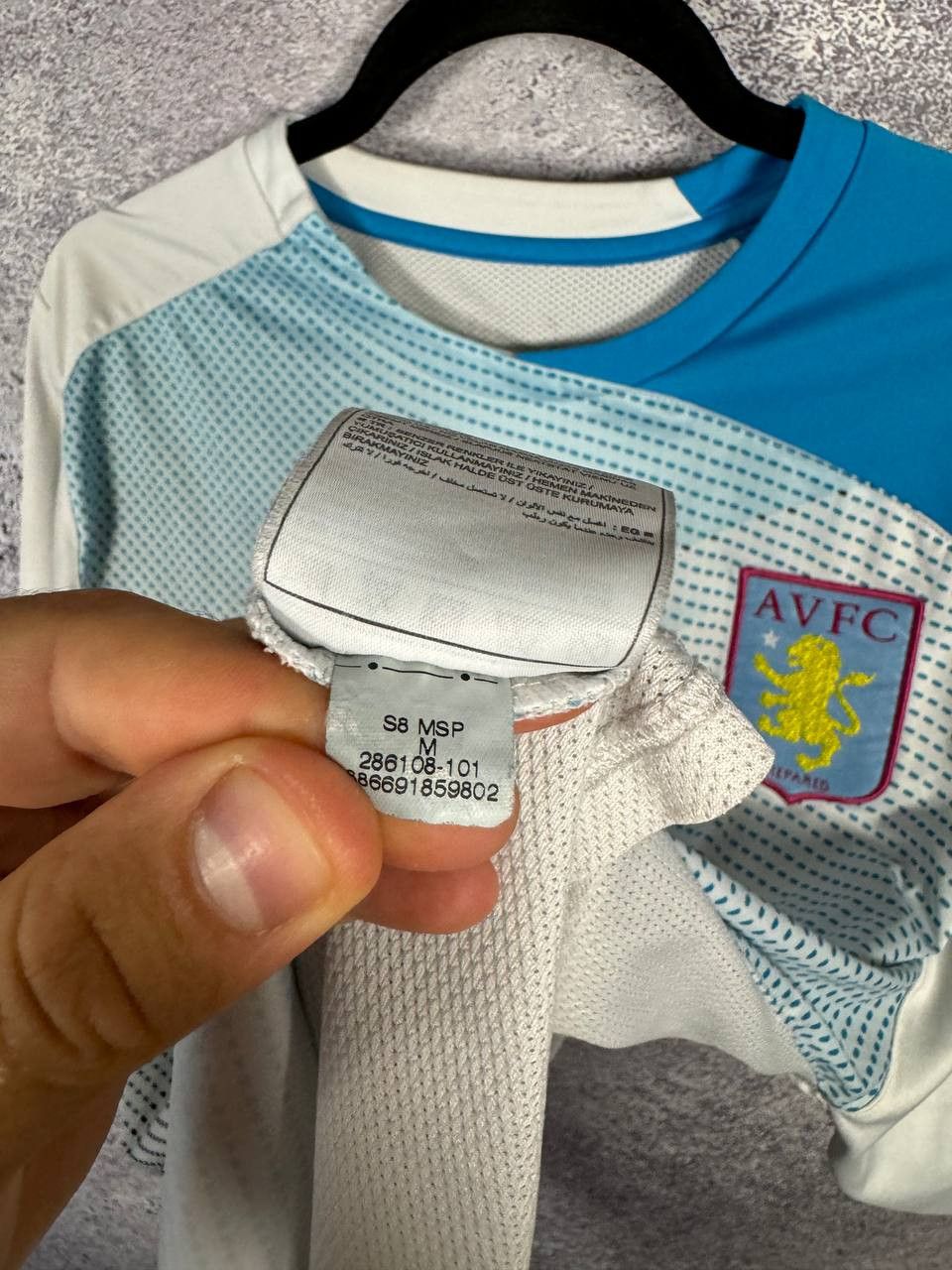 Nike Aston Villa Nike Total-90 Training 2007 Jersey Rare Size US M / EU 48-50 / 2 - 10 Thumbnail