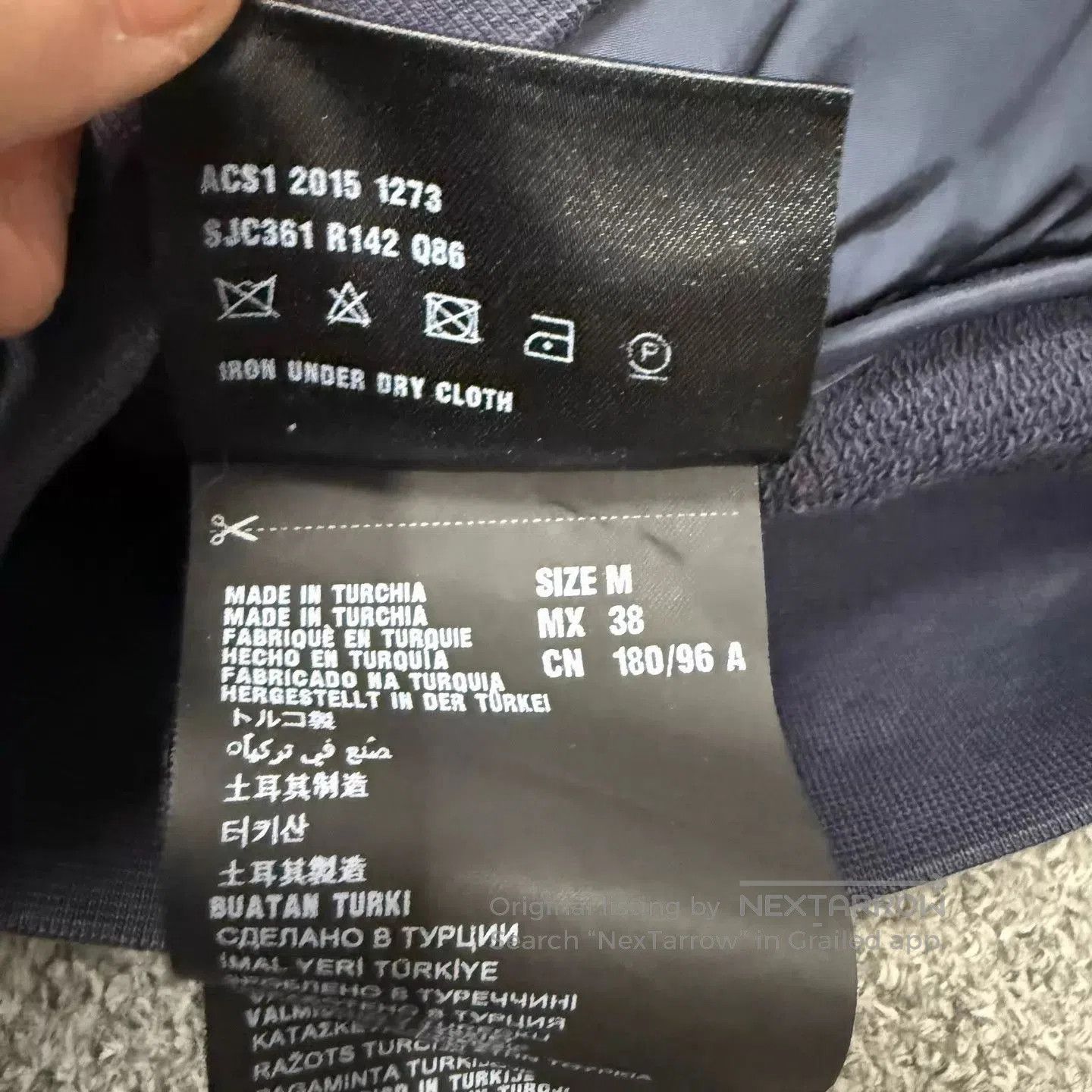 Prada Blue Quilted Zip-Up Bomber Jacket. Size US M / EU 48-50 / 2 - 5 Thumbnail