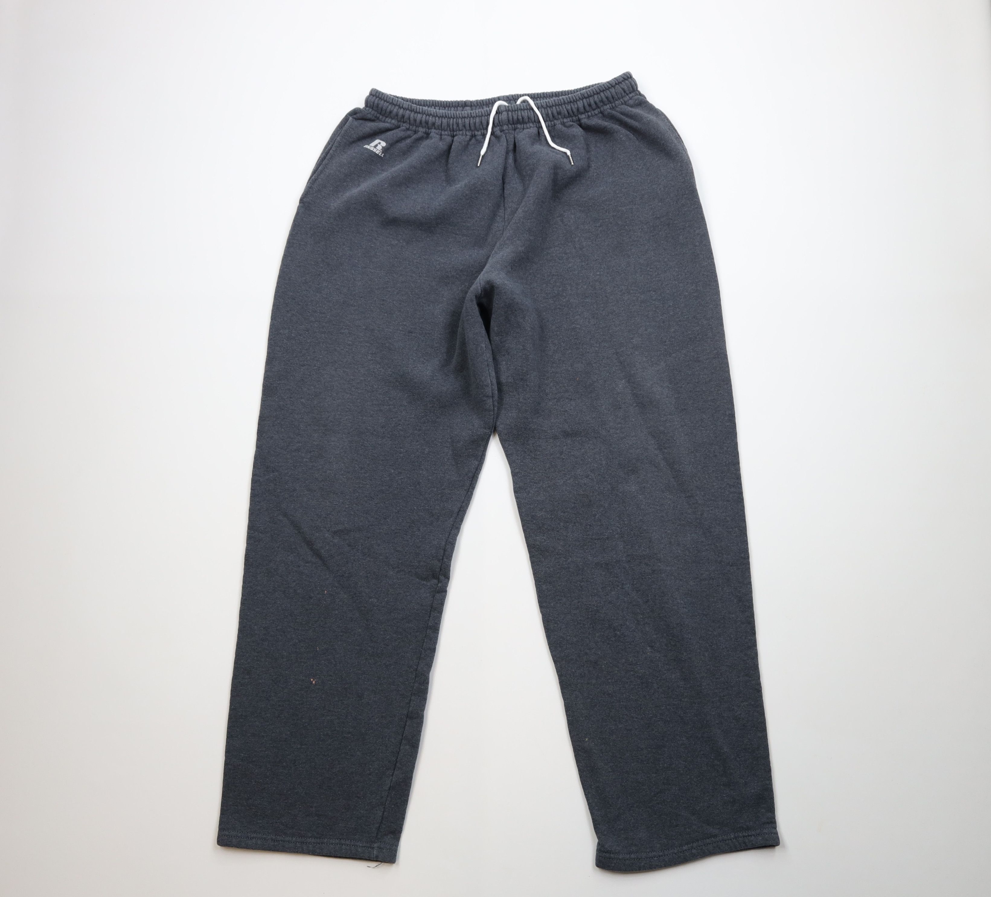 Russell Athletic Vintage 90s Russell Athletic Spell Out Wide Leg Sweatpants Size US 36 / EU 52 - 1 Thumbnail