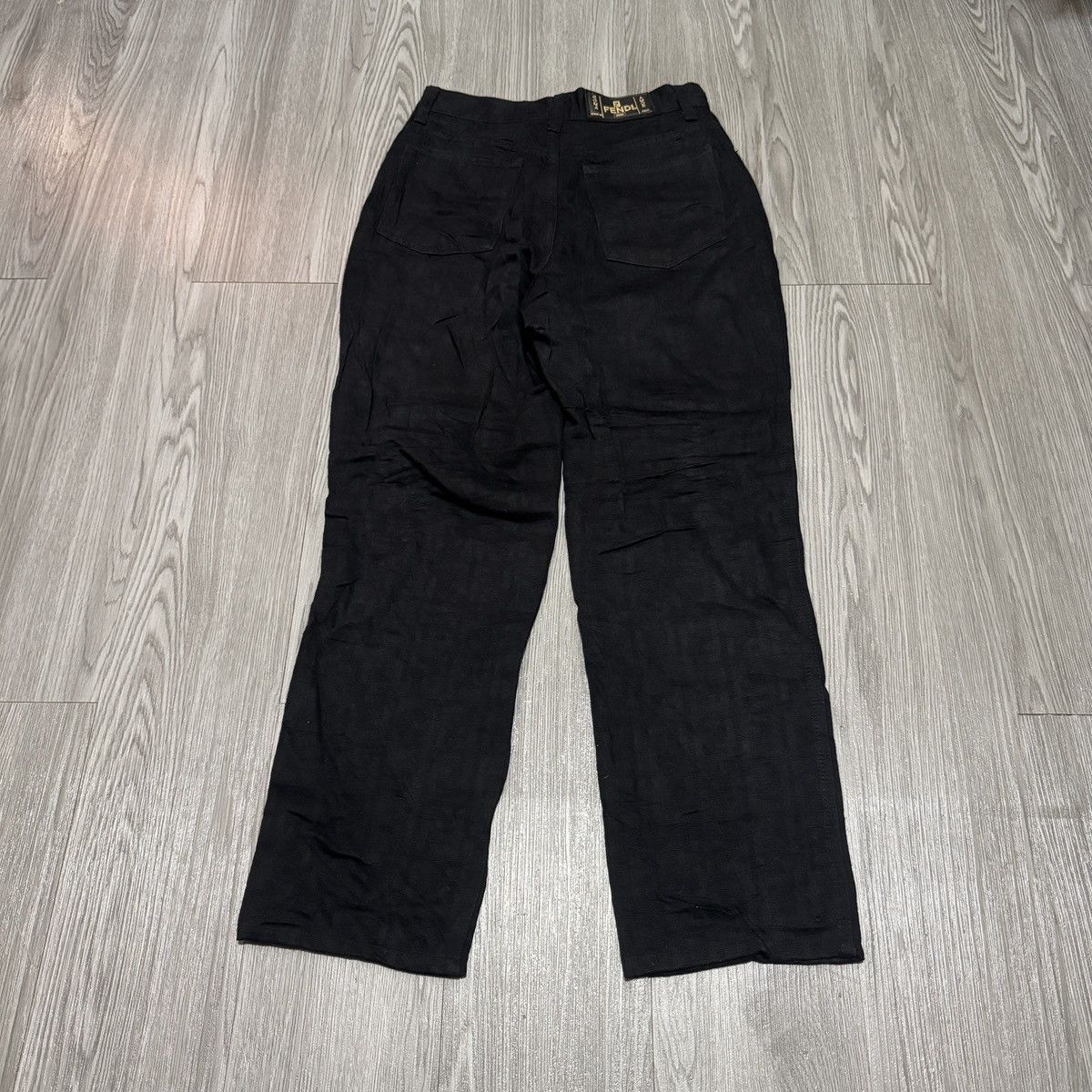 Fendi Black Monogram Pants