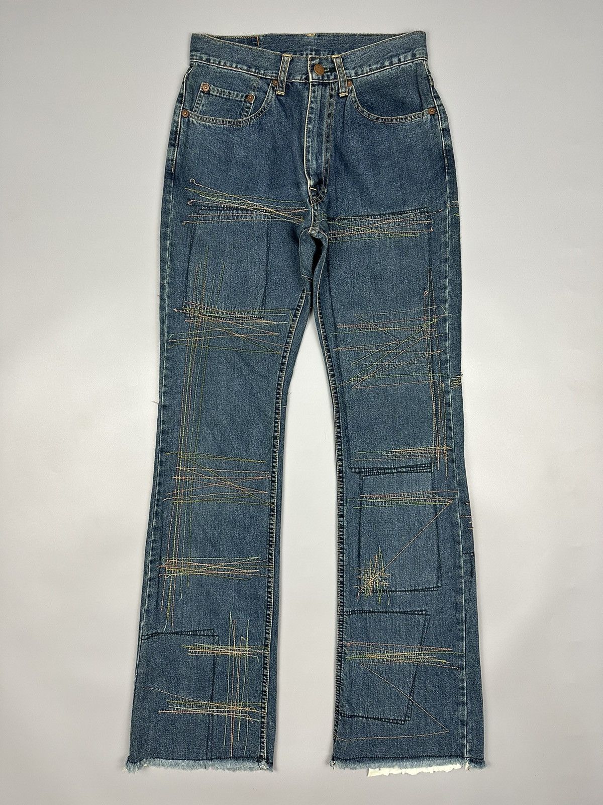 Hysteric Glamour × Japanese Brand 🔥Rare🔥 Kinky Hysteric Glamour Flared Denim Size US 28 / EU 44 - 1 Thumbnail