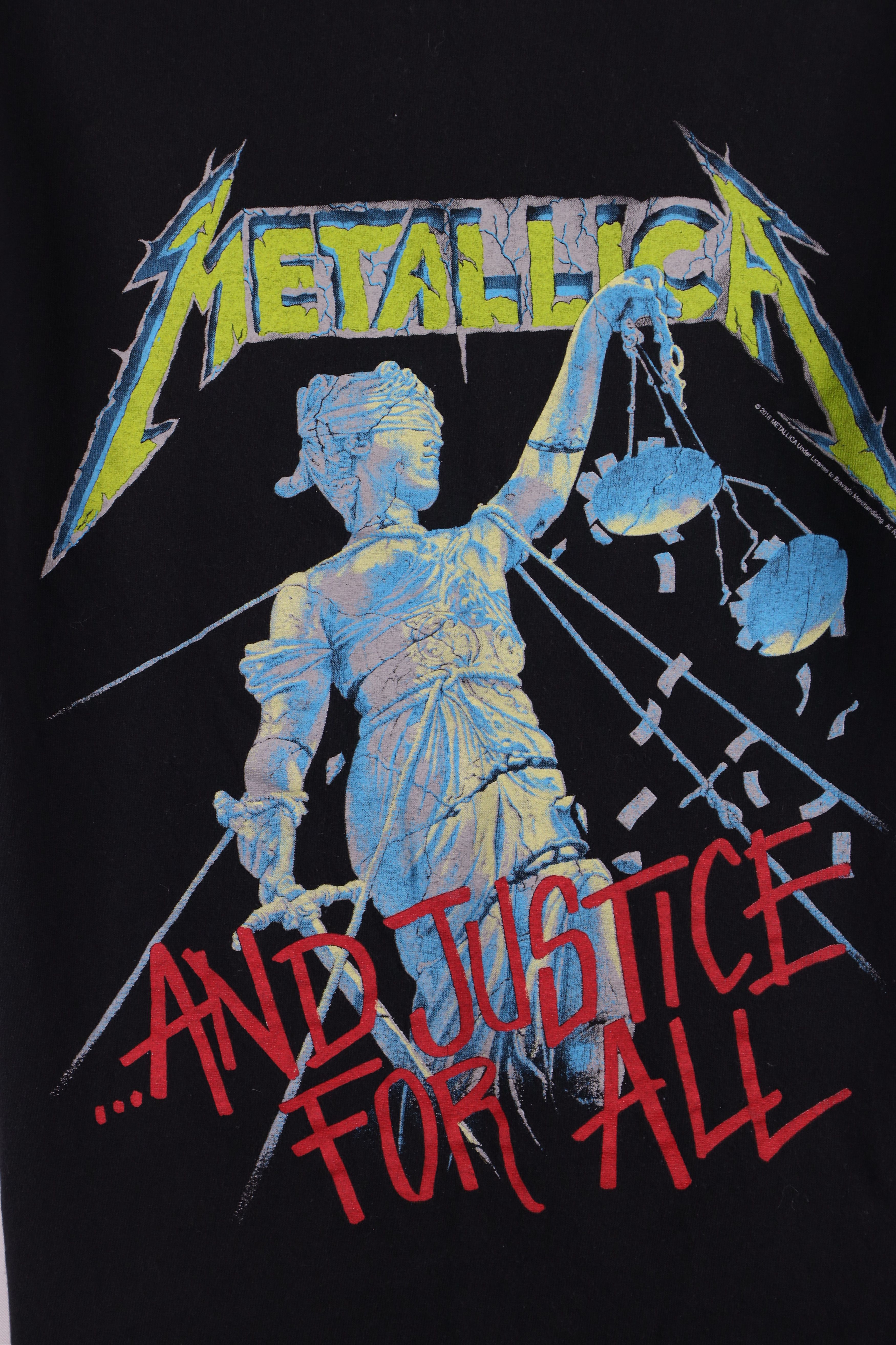 Vintage Vintage Y2K 2016 For All Metallica Band T-Shirt Black Size US S / EU 44-46 / 1 - 4 Thumbnail