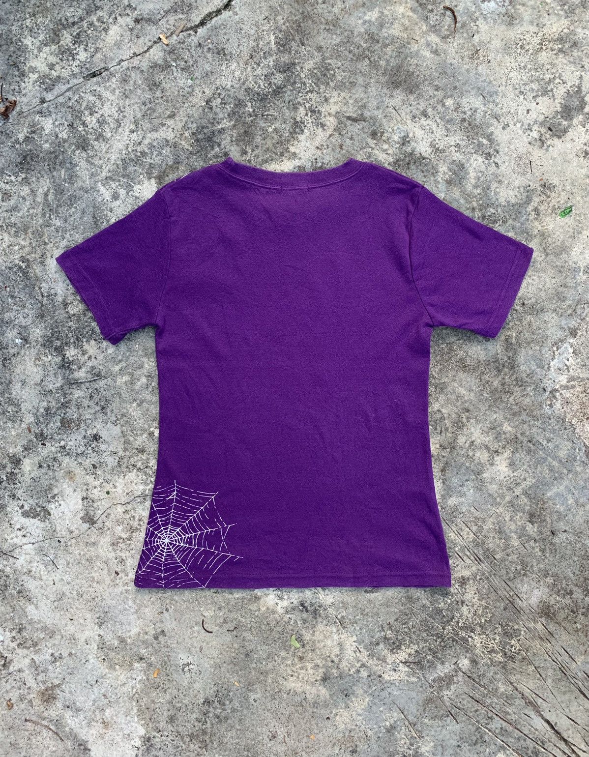 Japanese Brand × Le Grande Bleu (L.G.B.) y2k Jessy Logan Spider Poem Purple Top Tee Size M / US 6-8 / IT 42-44 - 2 Thumbnail