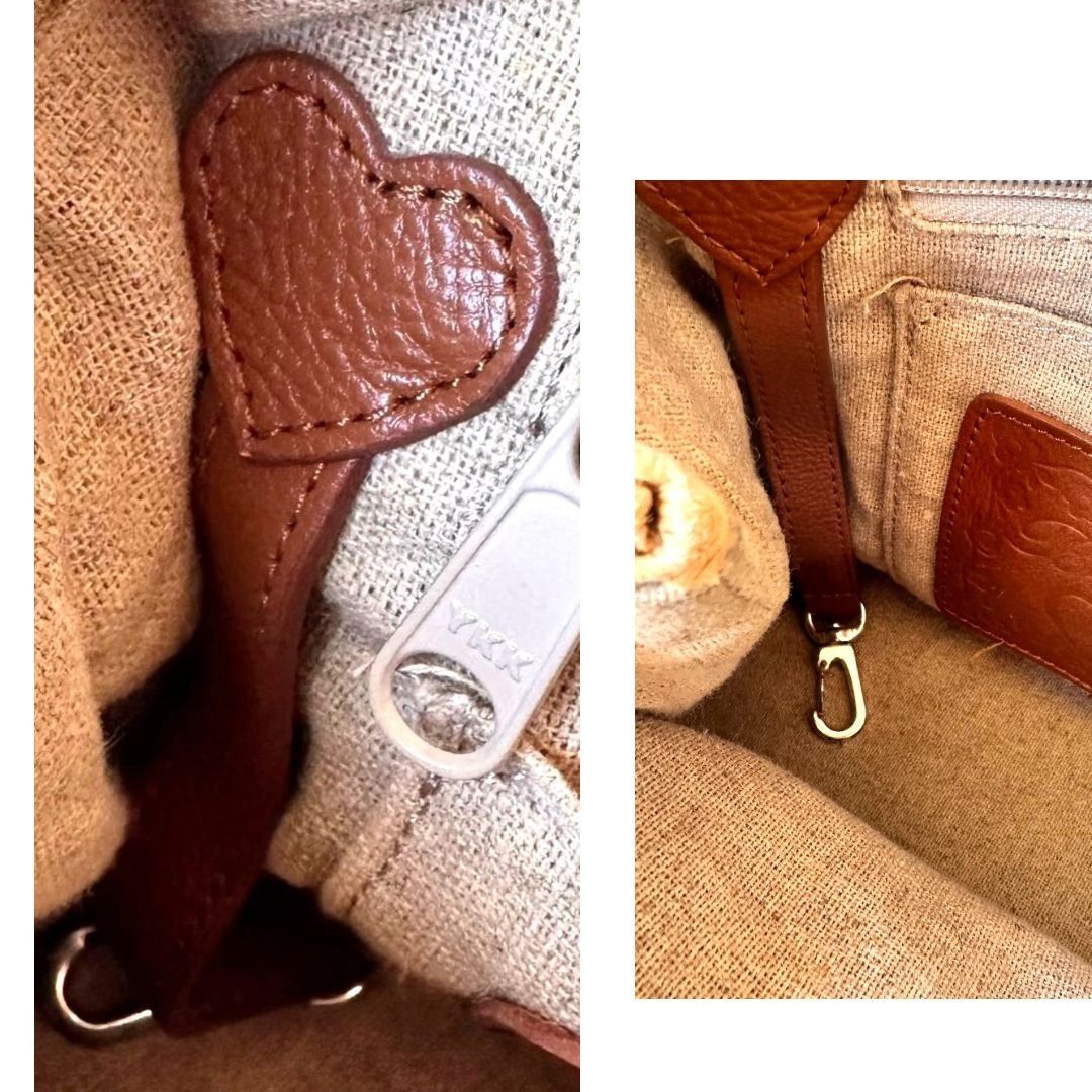 Brighton Brighton Interlok Dune Straw Leather Satchel Handbag Purse Size ONE SIZE - 9 Thumbnail