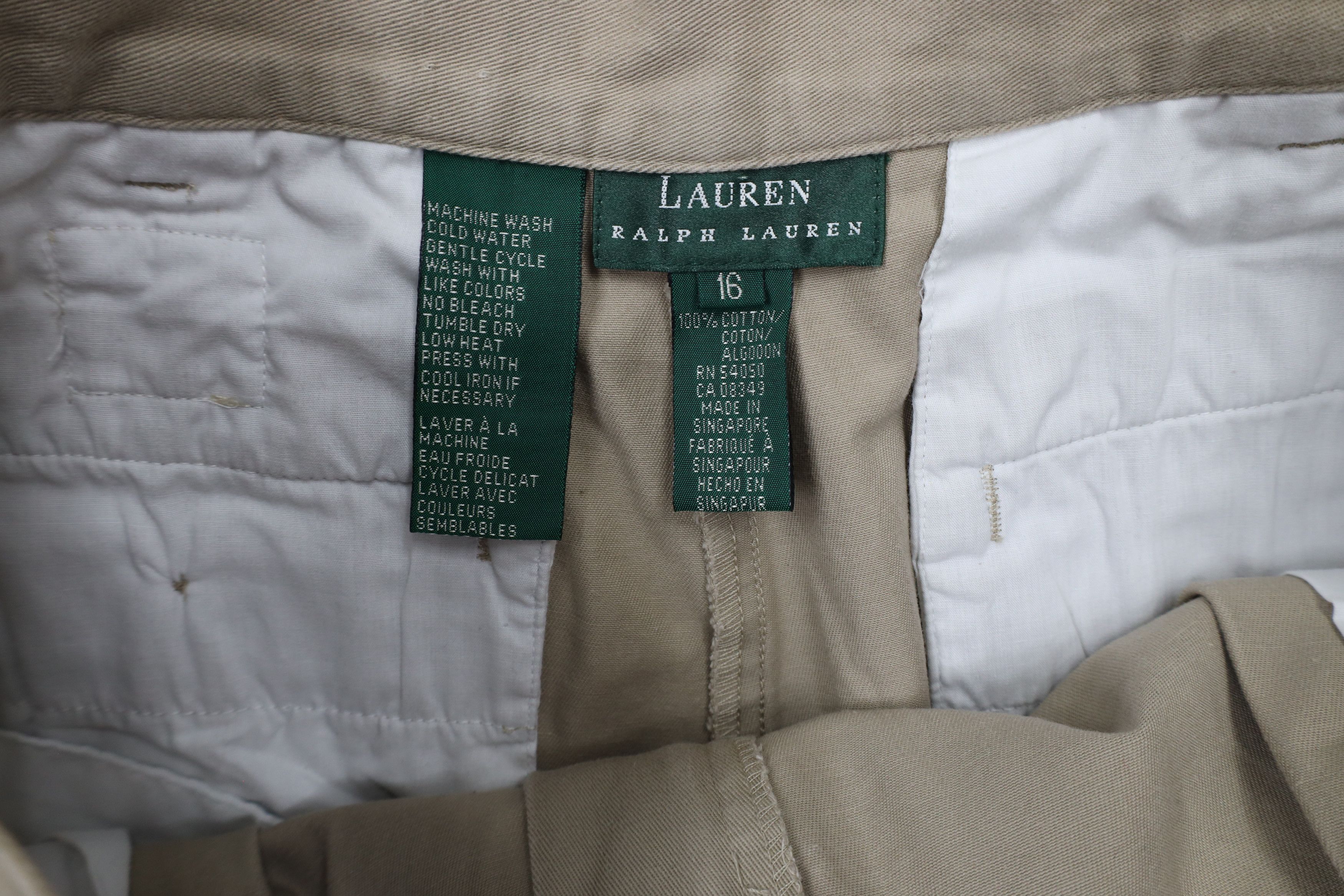Ralph Lauren × Vintage Deadstock Vintage 90s Ralph Lauren Relaxed Fit Chino Pants Size 38" / US 16 / IT 52 - 8 Thumbnail
