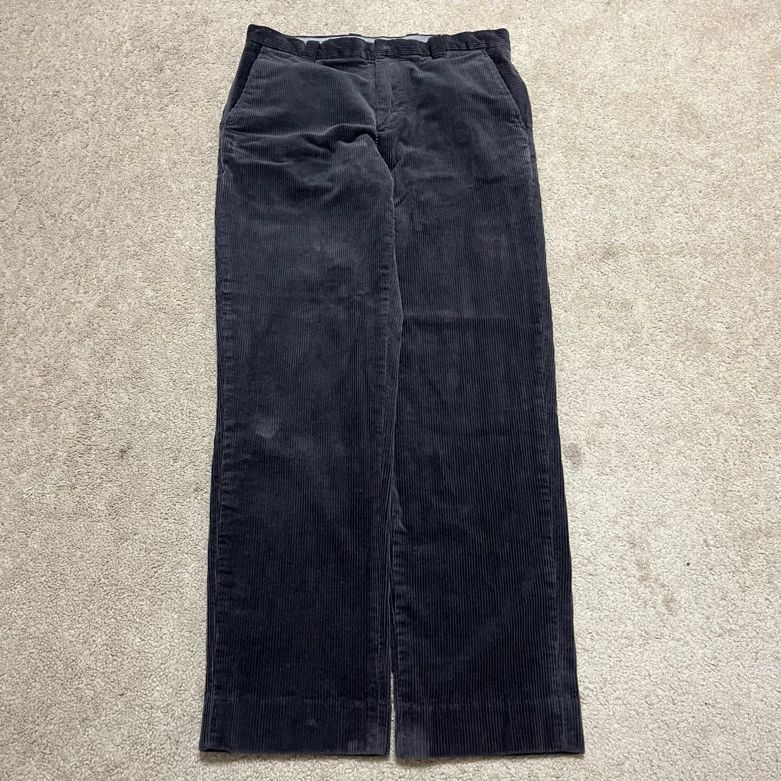 Brooks Brothers Vintage Brooks Brothers Thick Corduroy Grey Pants 33Wx31L Size US 32 / EU 48 - 1 Thumbnail