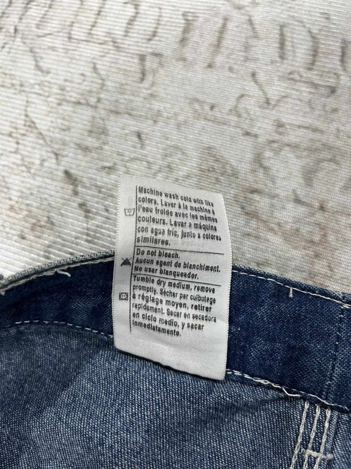Carhartt Carhartt Carpenter Cellpocket Blue Leather Patch Size US 36 / EU 52 - 8 Thumbnail