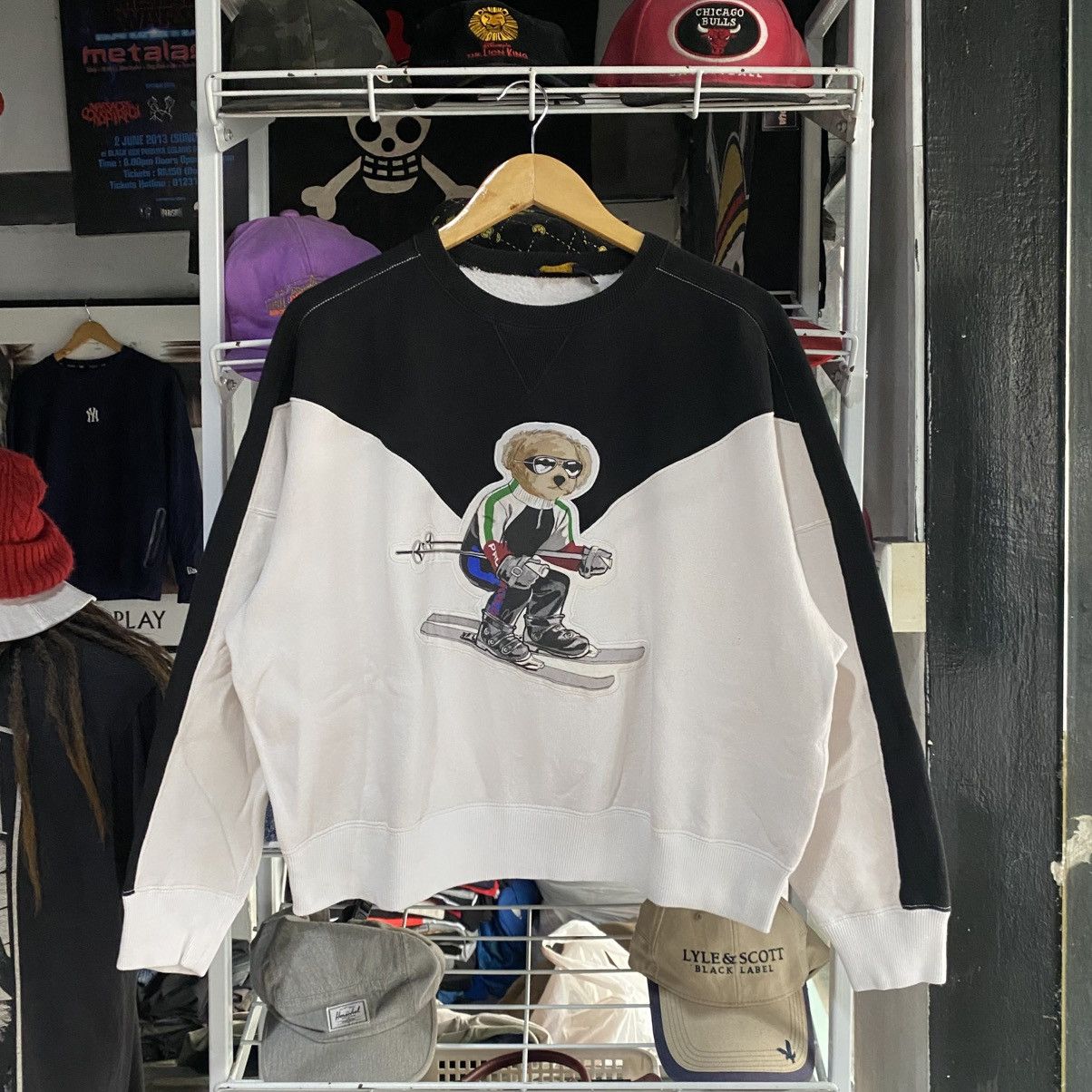 Polo By Ralph Lauren Polo Bear Ski Boxy Oversize Sweatshirts