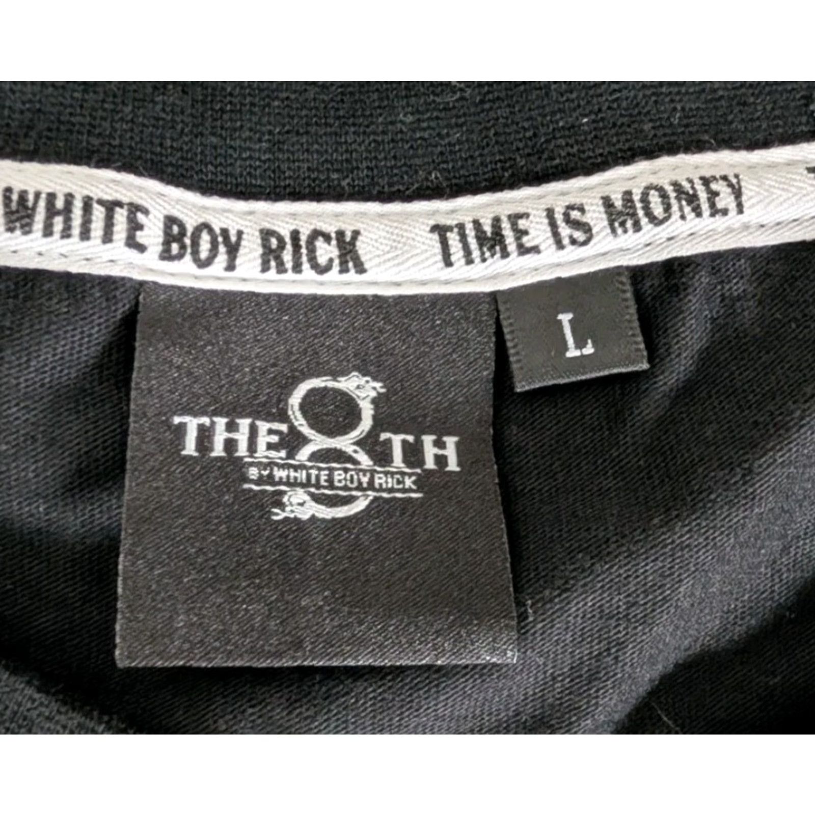 Vintage Time Is Money White Boy Rick The 8th Black Graphic T Shirt Sz L Eight Amendment Size US L / EU 52-54 / 3 - 5 Thumbnail