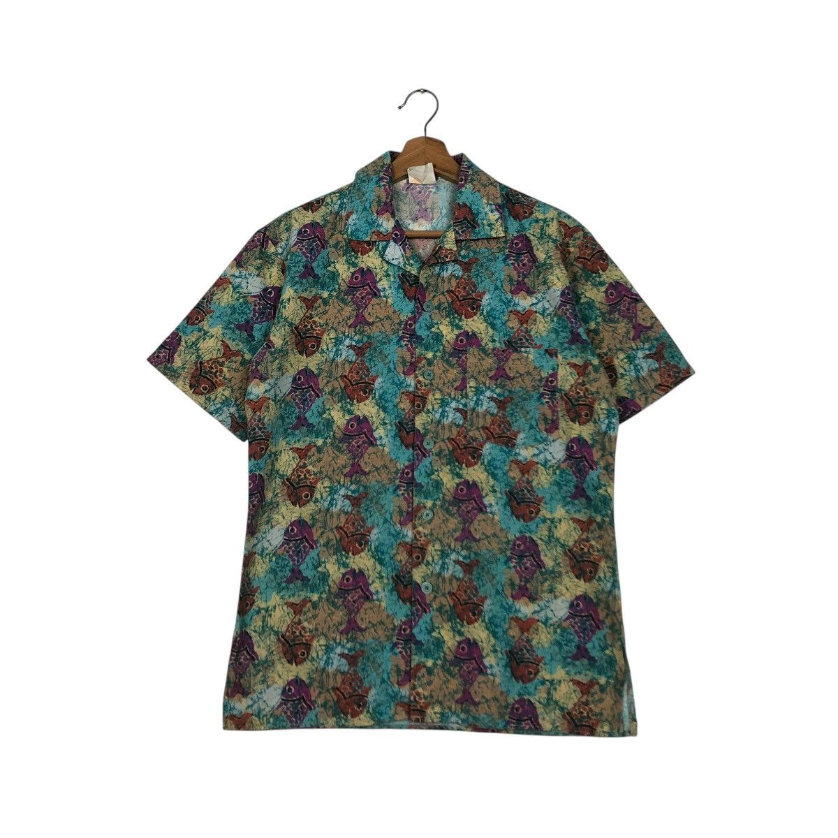 Vintage 🔥VINTAGE SHIRT BUTTON HAWAII FULL PRINT FLOWER Size US S / EU 44-46 / 1 - 3 Thumbnail
