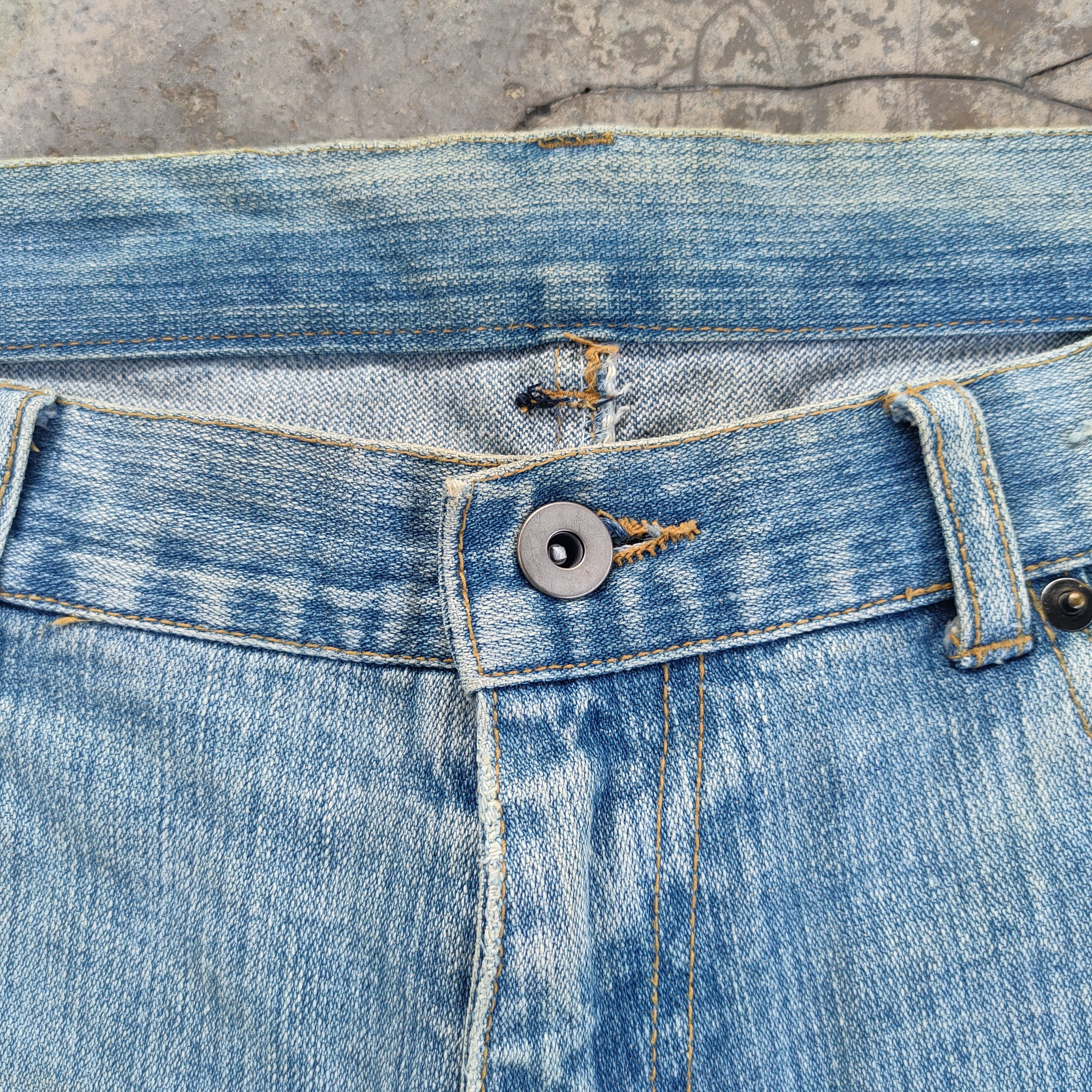 Japanese Brand × Jean × Vintage VINTAGE JAPANESE 1812 DISTRESSED FADED JEANS DENIM PANTS Size US 35 - 5 Thumbnail
