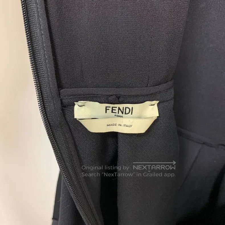 Fendi Fendi Pearl Little Black Dress Size XS / US 0-2 / IT 36-38 - 3 Thumbnail