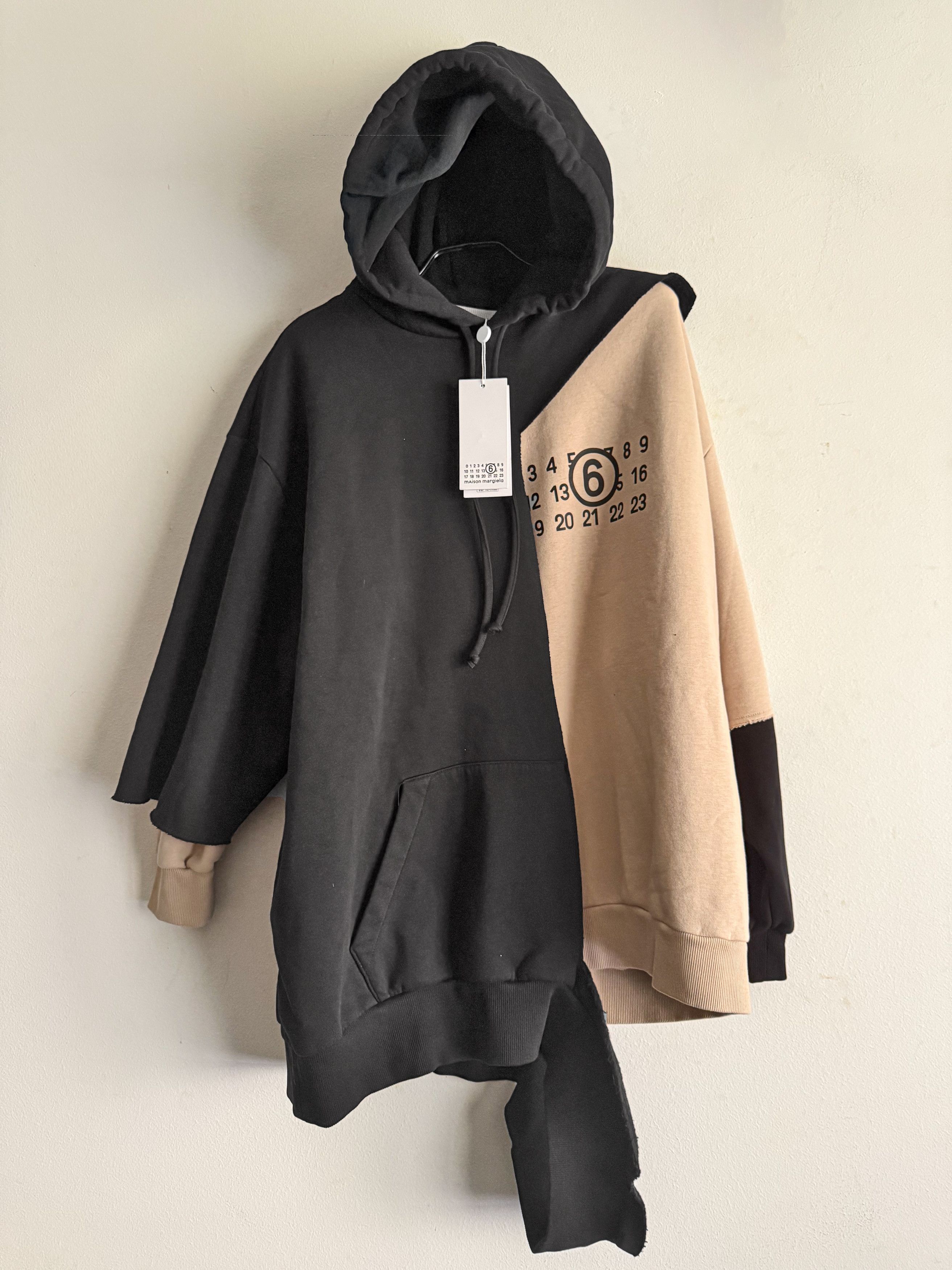 Maison Margiela MM6 jersey hooded sweatshirt Size US M / EU 48-50 / 2 - 1 Thumbnail