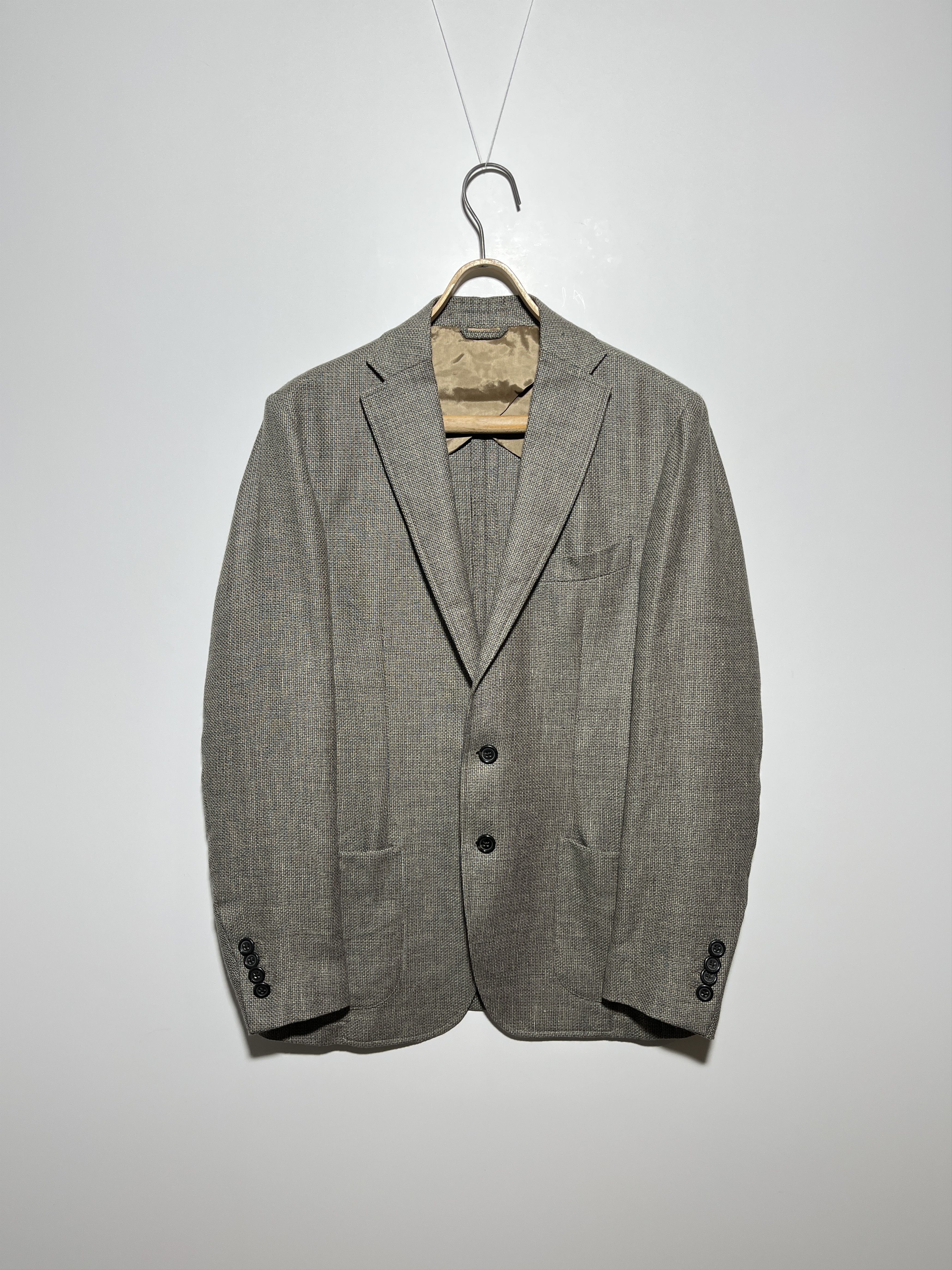 Beretta Beretta Linen / Wool Unlined Sport Coat Blazer Size 40 Size 40R - 1 Thumbnail