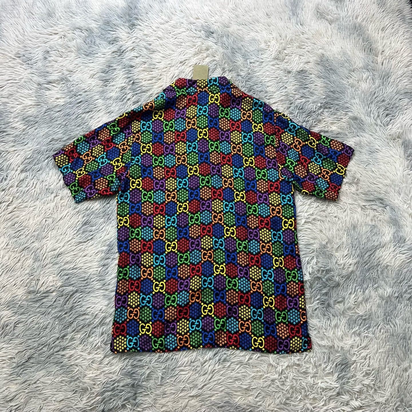 Gucci Gucci All-Over Print Short-Sleeve Shirt Size US M / EU 48-50 / 2 - 1 Thumbnail