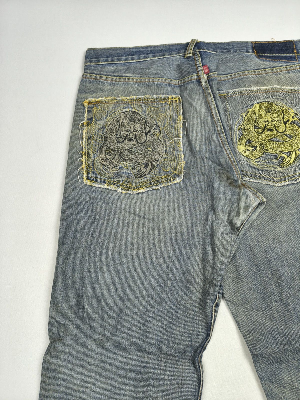RMC Jeans RMC dragon pocket embroidered jeans (068) Size US 36 / EU 52 - 5 Thumbnail
