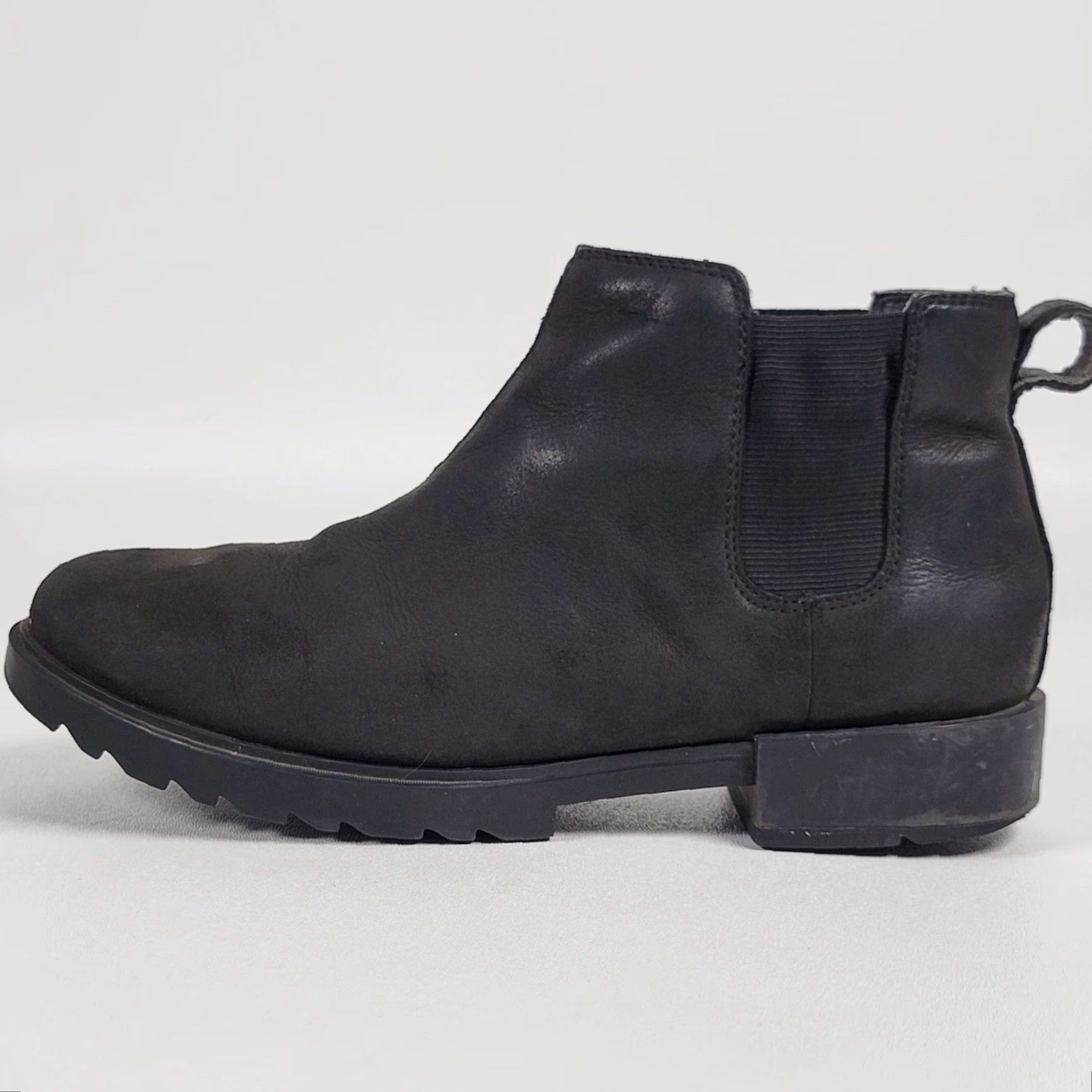 SOREL Sorel Emelie II Womens Chelsea Boots Black Leather Waterproof Size 8.5 US 39.5 Size US 9 / IT 39 - 6 Thumbnail