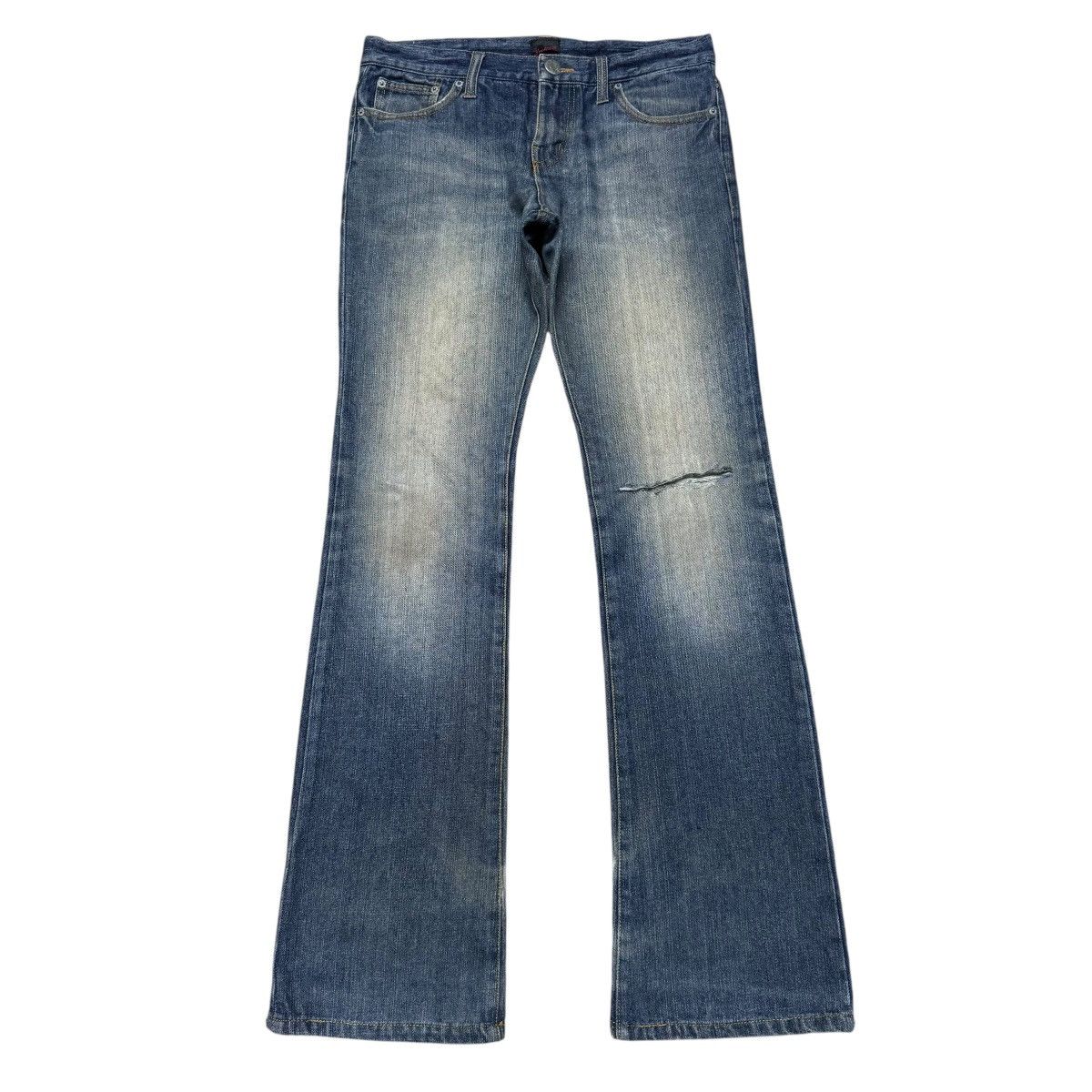 JACKROSE Jackrose Distressed Denim Flare Jeans Size US 30 / EU 46 - 1 Thumbnail