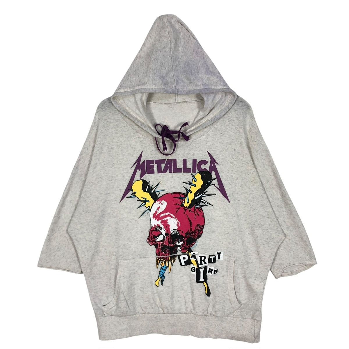 Band Tees Vintage Metallica Party Girl Sweatshirt Hoodie Rock Punk Size M / US 6-8 / IT 42-44 - 1 Thumbnail