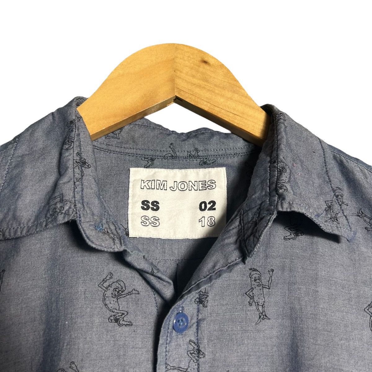 Kim Jones Kim Jones Logo Monogram Button Up Shirt Size M / US 6-8 / IT 42-44 - 4 Thumbnail