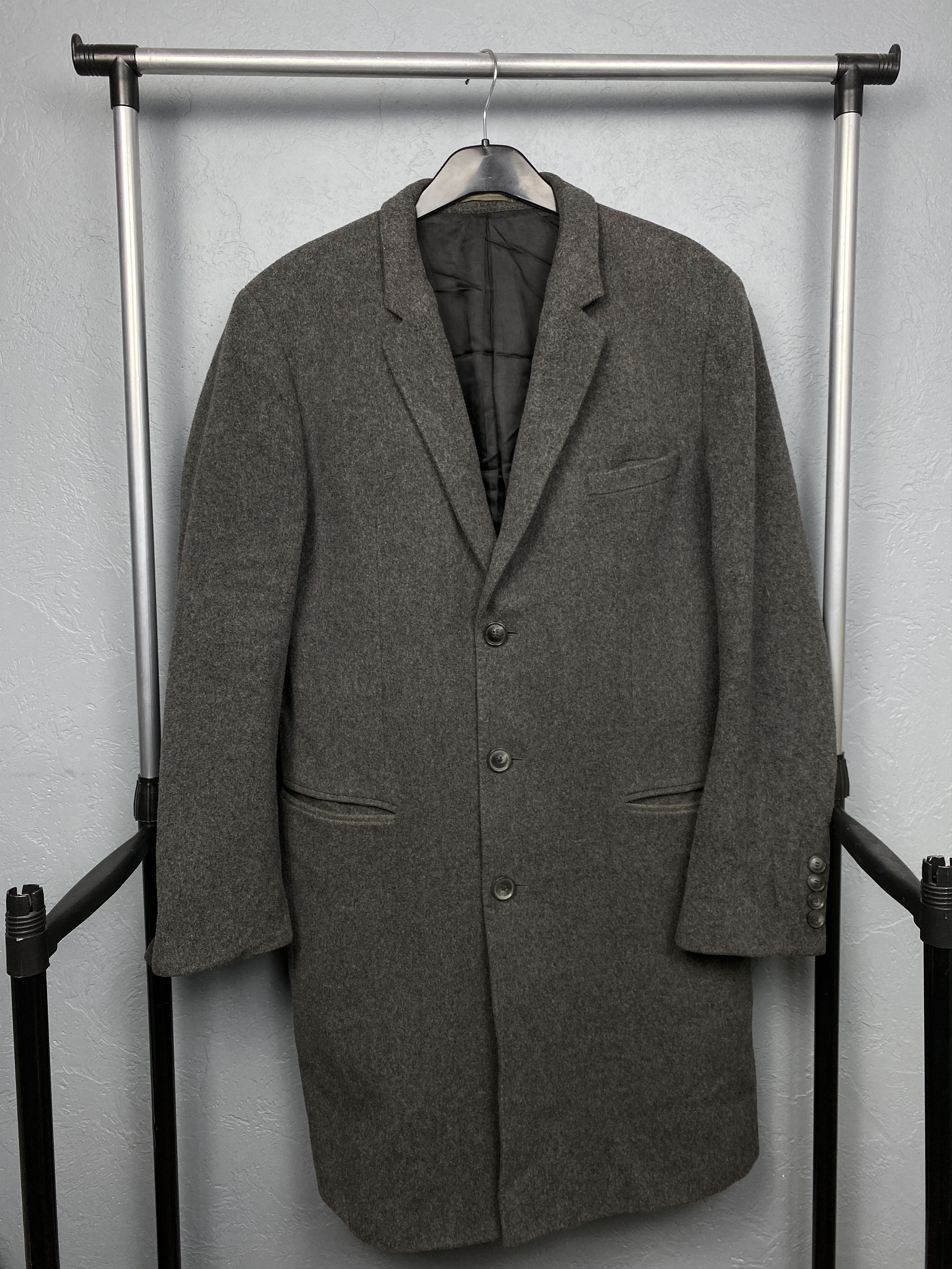Hugo Boss Hugo Boss Vintage Mens Wool Coat Jacket Size US L / EU 52-54 / 3 - 1 Thumbnail