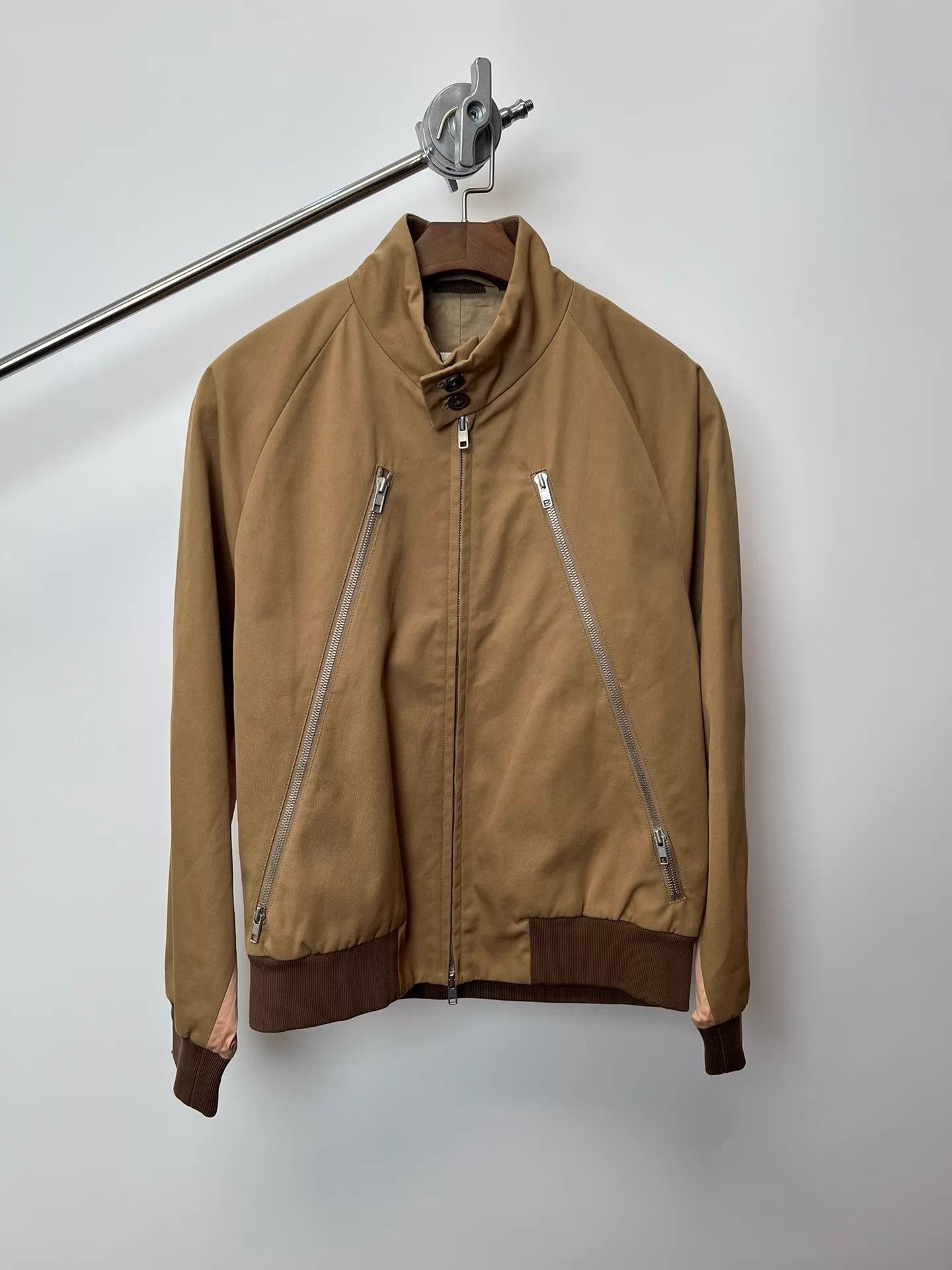 Maison Margiela Maison Margiela 18aw 3-zip khaki pink colorblocked jacket Size US S / EU 44-46 / 1 - 1 Thumbnail