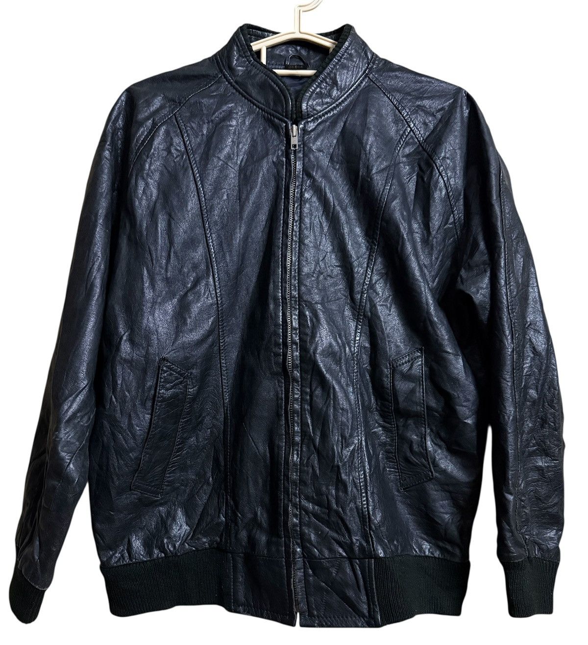 Japanese Brand Jacket Leather Motorcycle Vintge Size US L / EU 52-54 / 3 - 1 Thumbnail