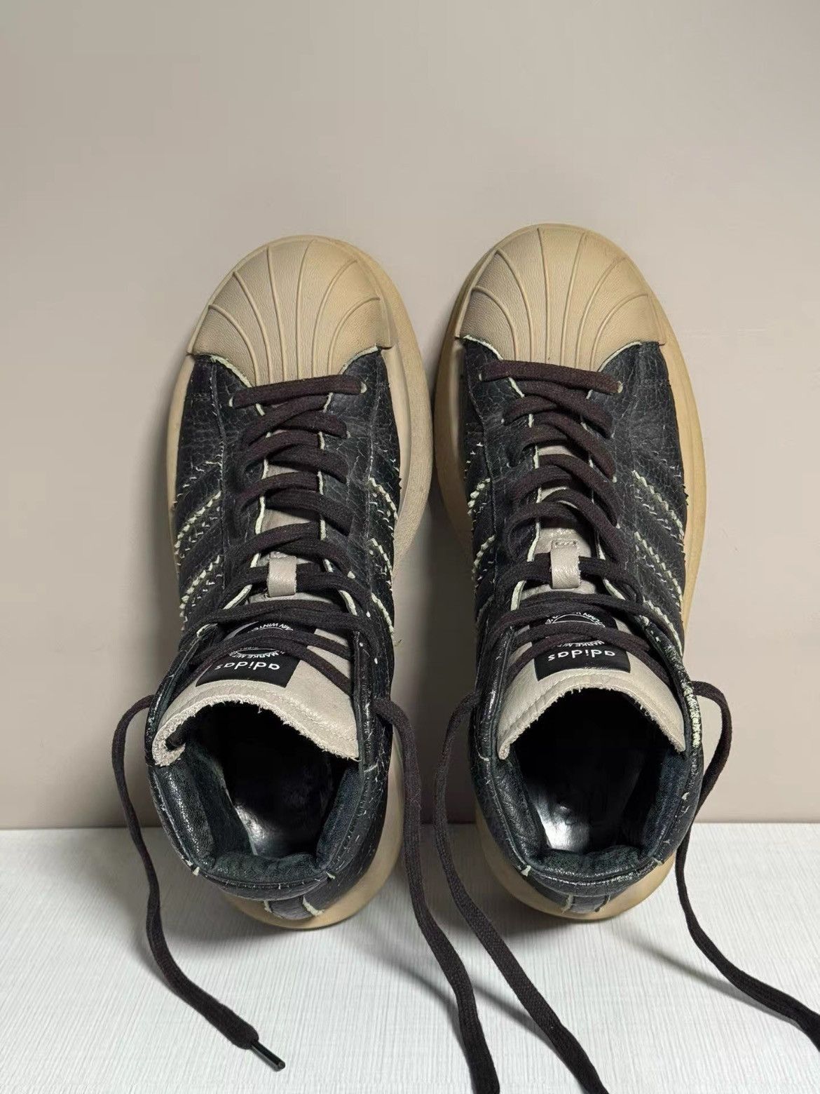 Adidas × Rick Owens Sz 8 Rick Owens x Adidas Shell Front Sneaker mojos918951 Size US 8 / EU 41 - 6 Thumbnail