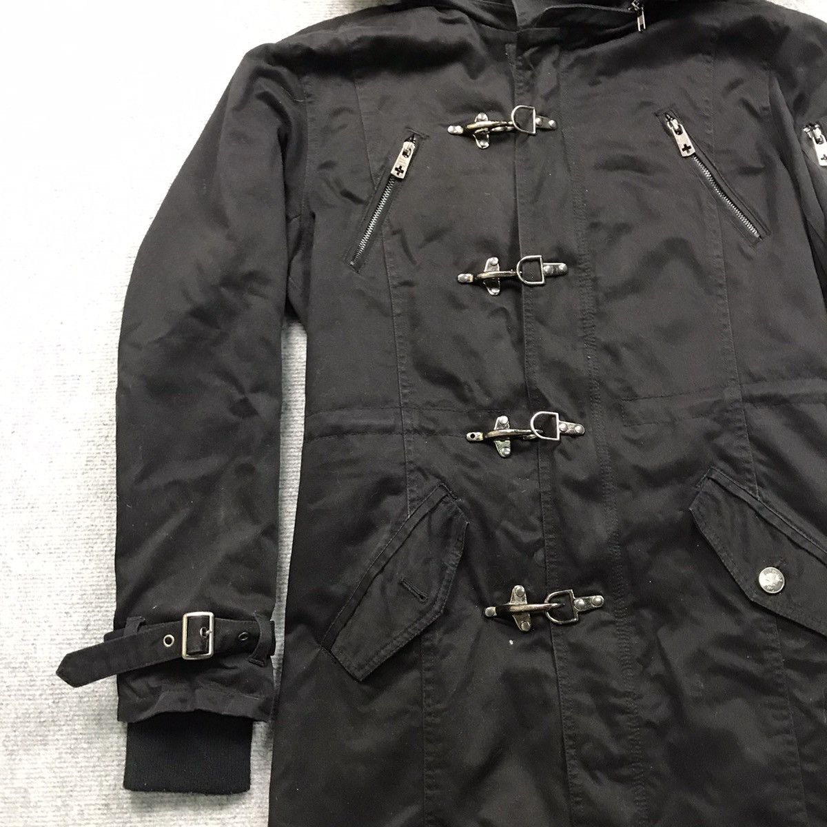 If Six Was Nine × Japanese Brand FUR HOODIES SHO BERNINGS BLACK JACKET Size US L / EU 52-54 / 3 - 4 Thumbnail