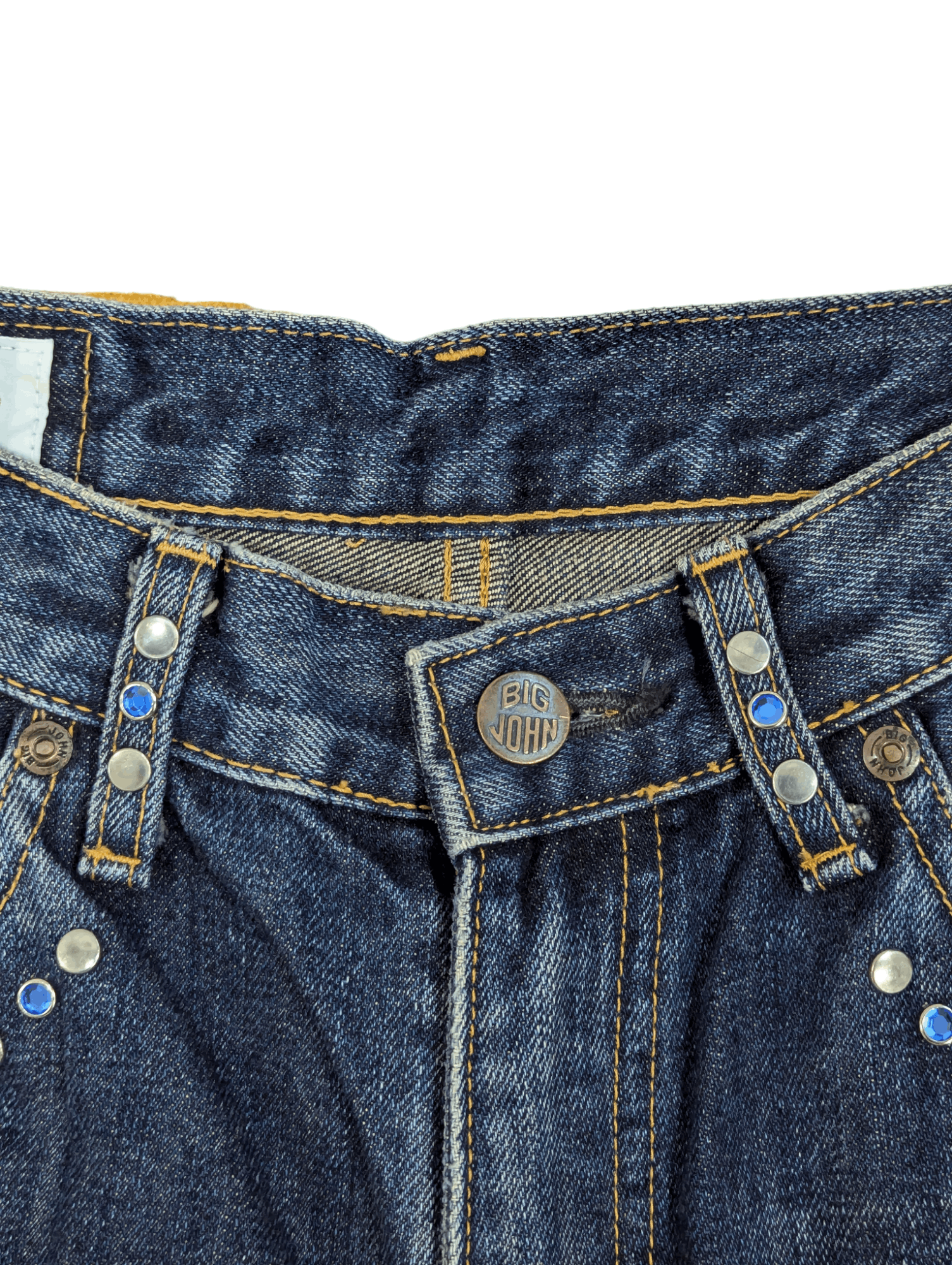 Big John Big John Flare Jeans Studded Flame Denim Size US 32 / EU 48 - 6 Thumbnail