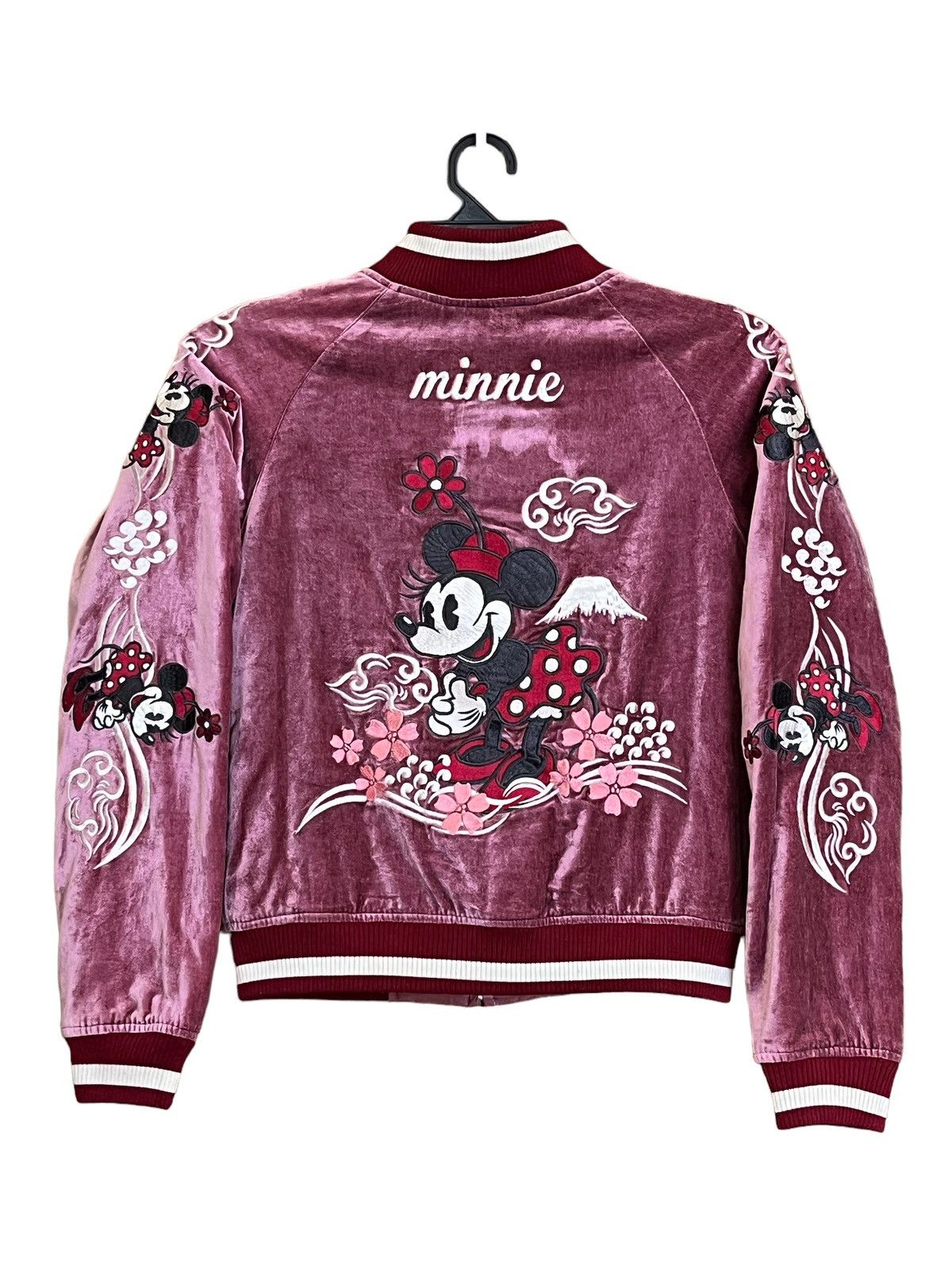 Disney SUKAJAN DISNEY MINNIE MOUSE NYLON/VELVET REVERSIBLE JACKET Size US XS / EU 42 / 0 - 5 Thumbnail
