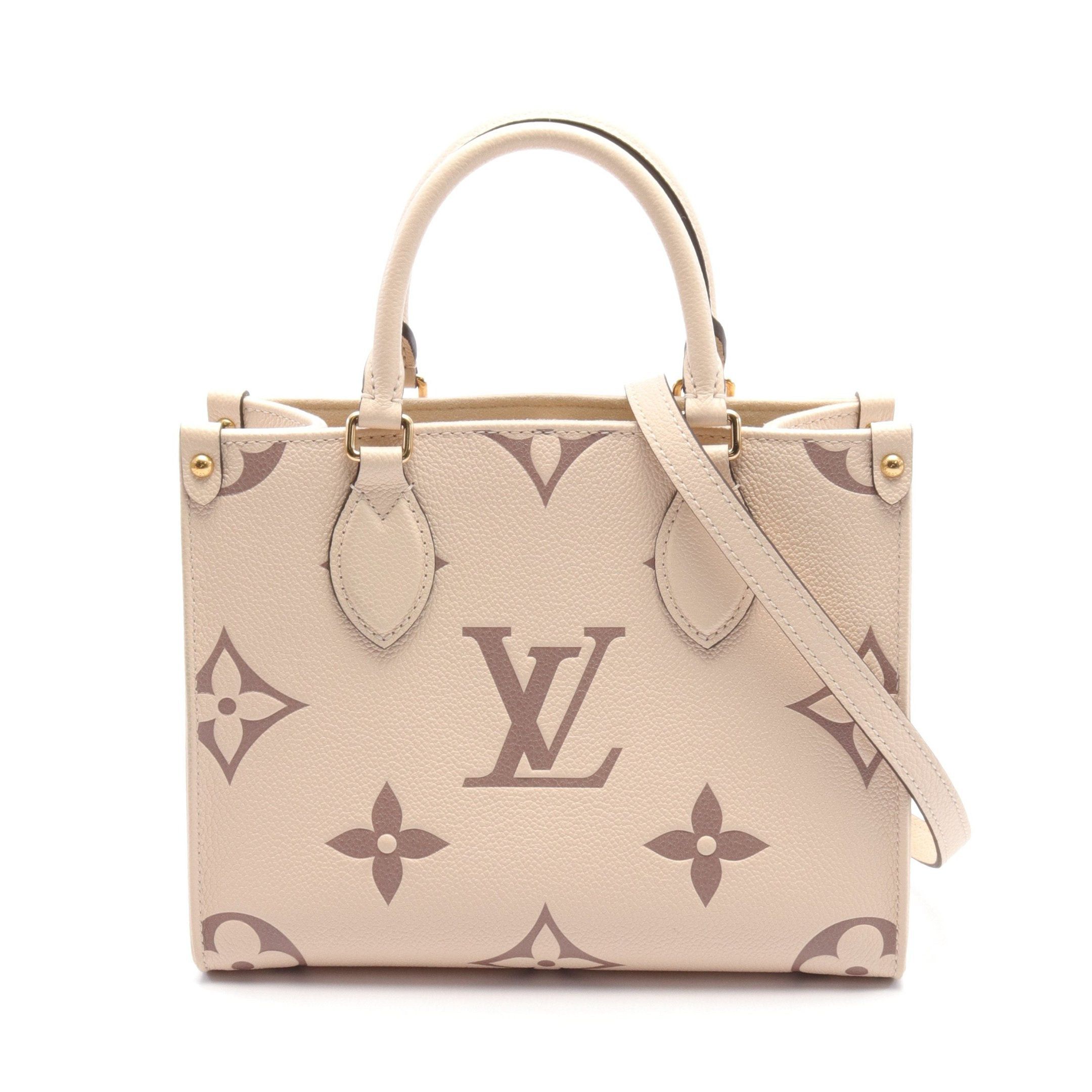 Louis Vuitton On-The-Go Pm Bicolor Monogram Empreinte Claim Bois