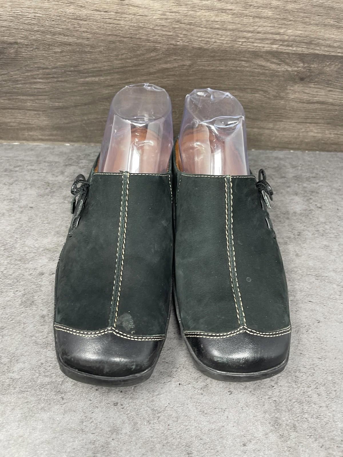 Other Naturalizer Slip On Shoes Womens Size 10 Black Leather Suede Size US 10 / IT 40 - 3 Thumbnail