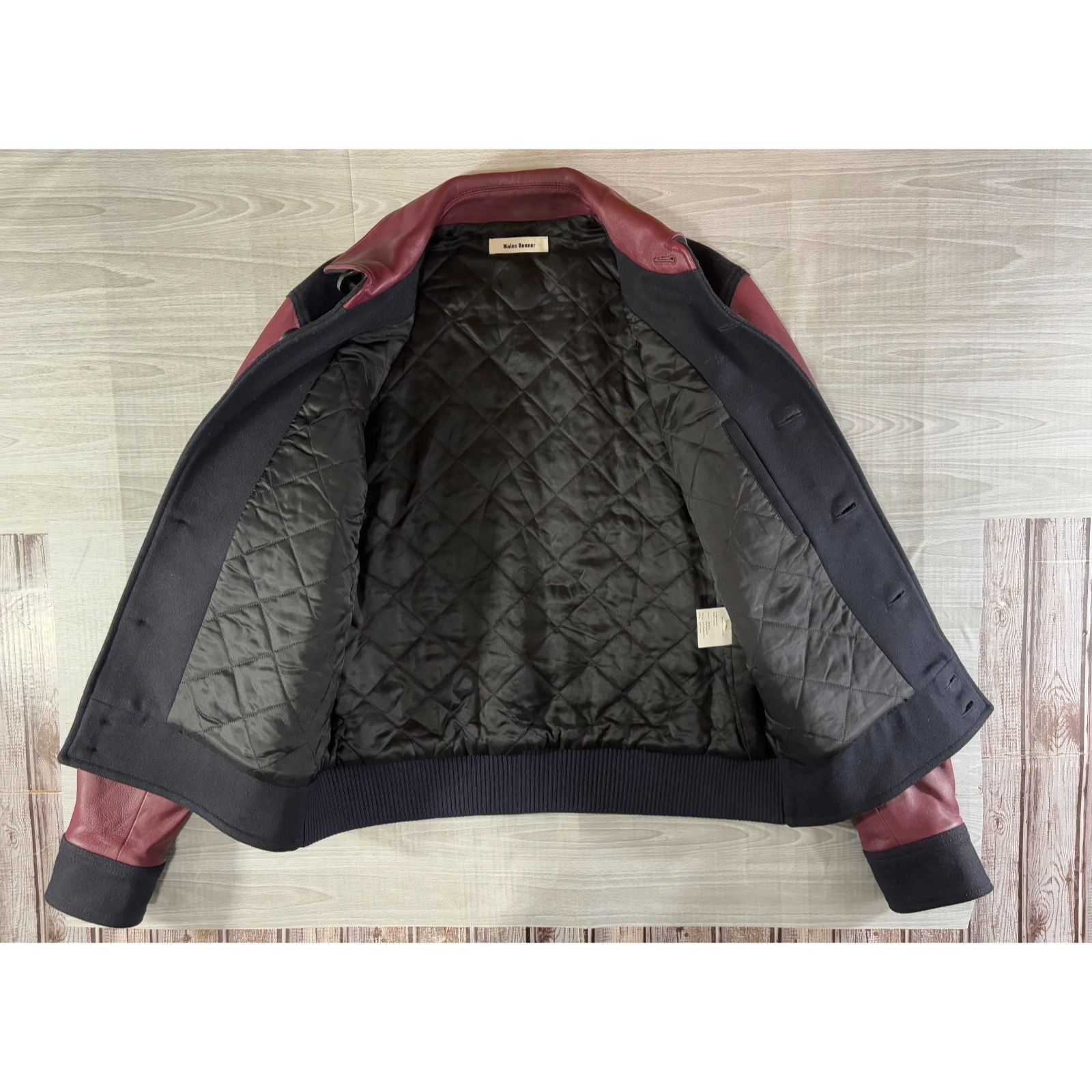 Wales Bonner Wales bonner Harlem varsity jacket size 48 US M color burgun Size US M / EU 48-50 / 2 - 6 Thumbnail