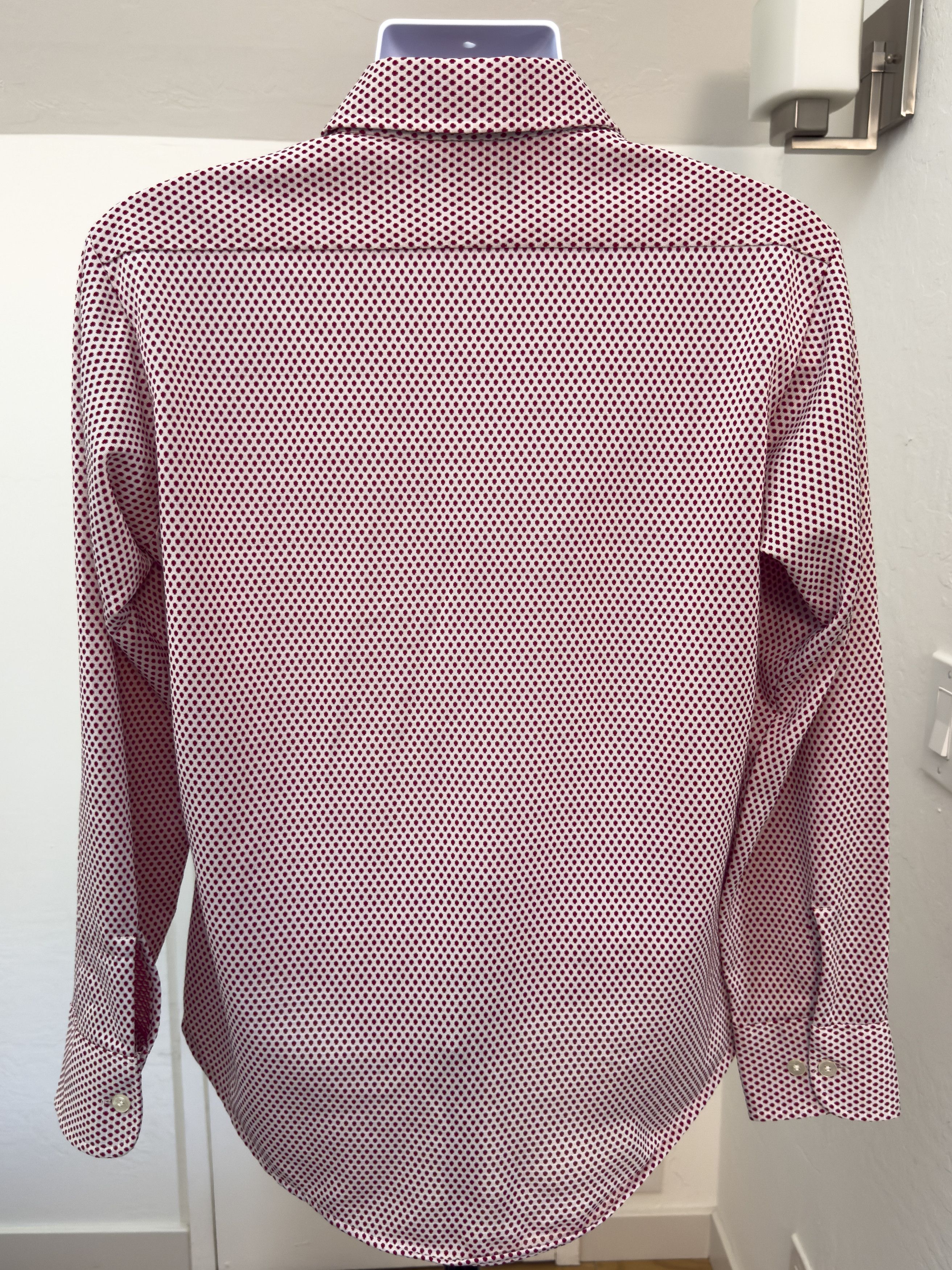 Van Heusen Vintage Van Heusen 70s Red Polka Dot Long Sleeve Button Up Size US L / EU 52-54 / 3 - 4 Thumbnail