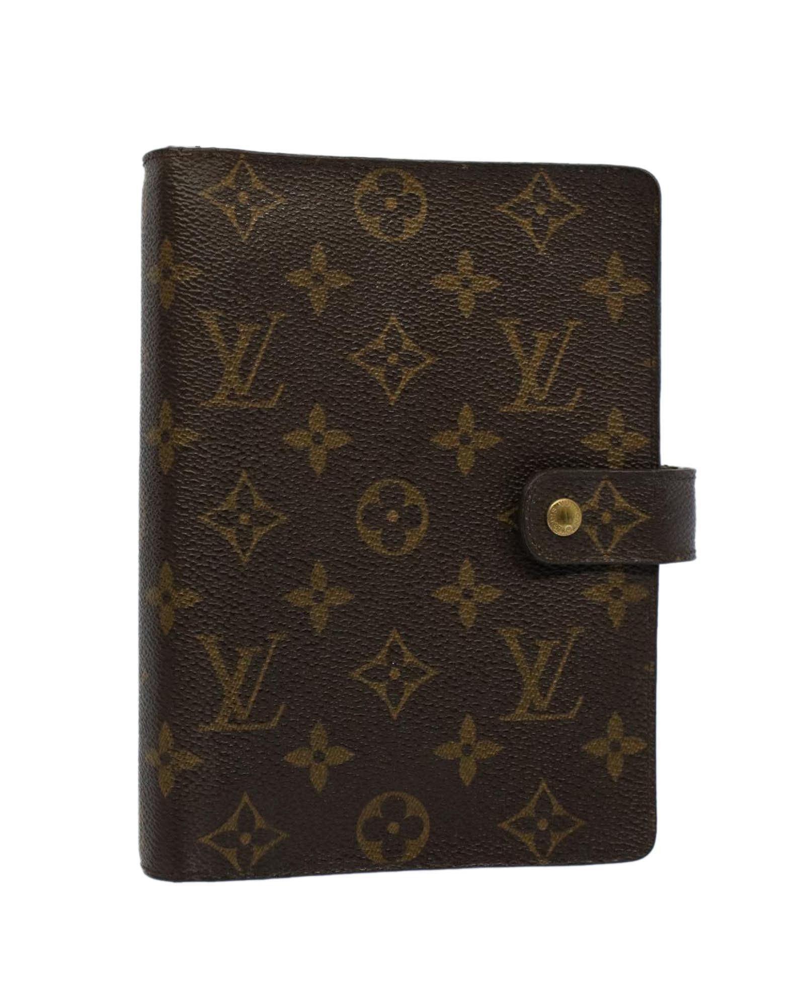 image of Louis Vuitton Stylish And Elegant Agenda Notebook in Brown, Women's