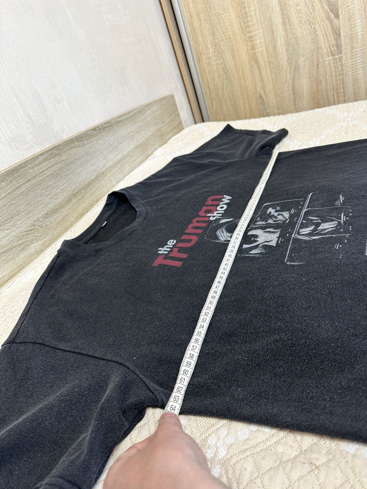 Vintage 🔥 1998 The Truman Show Vintage Movie Jim Carrey T Shirt Size US XXL / EU 58 / 5 - 10 Thumbnail