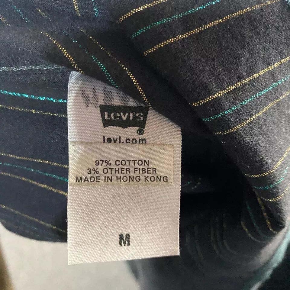 Levi's Vintage Levi's Shirt Men's Medium Striped Pearl Snap Western Size US M / EU 48-50 / 2 - 8 Thumbnail
