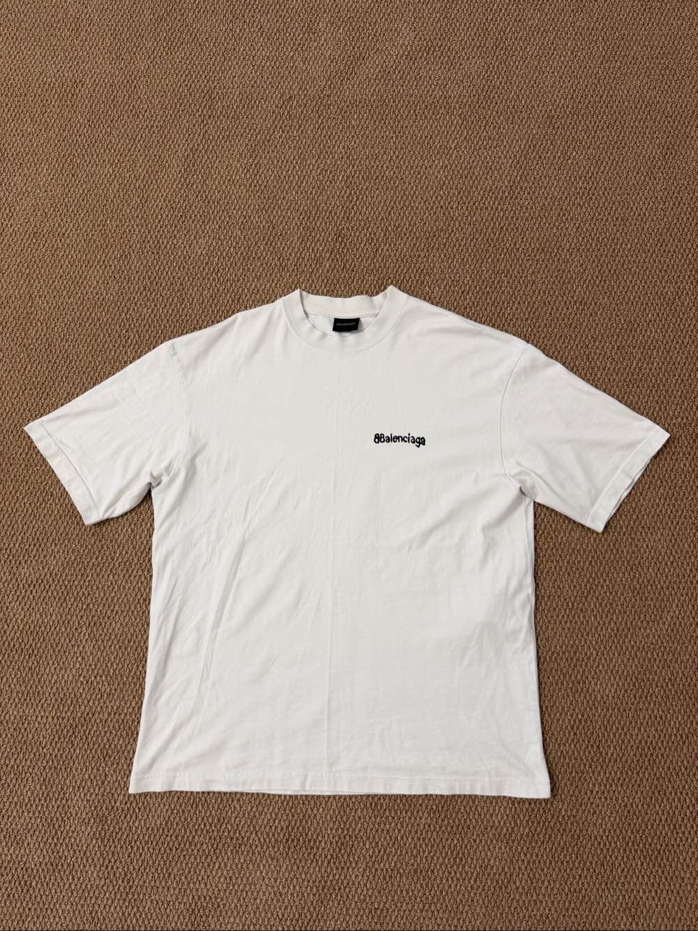 Balenciaga Balenciaga Logo Print Short Sleeve T-Shirt Size S Size US S / EU 44-46 / 1 - 1 Thumbnail