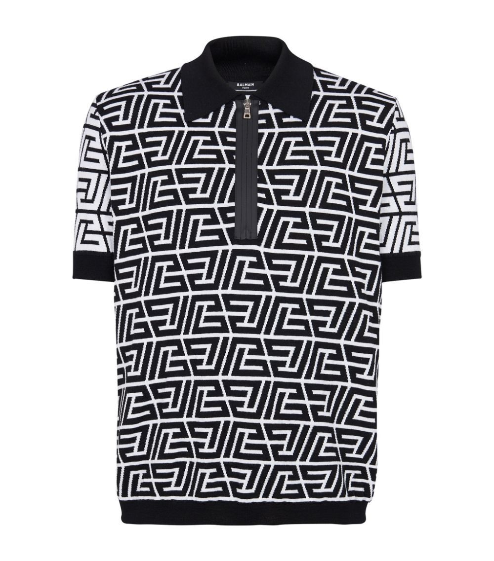 o1w1db0124 Polo Shirt in Black White