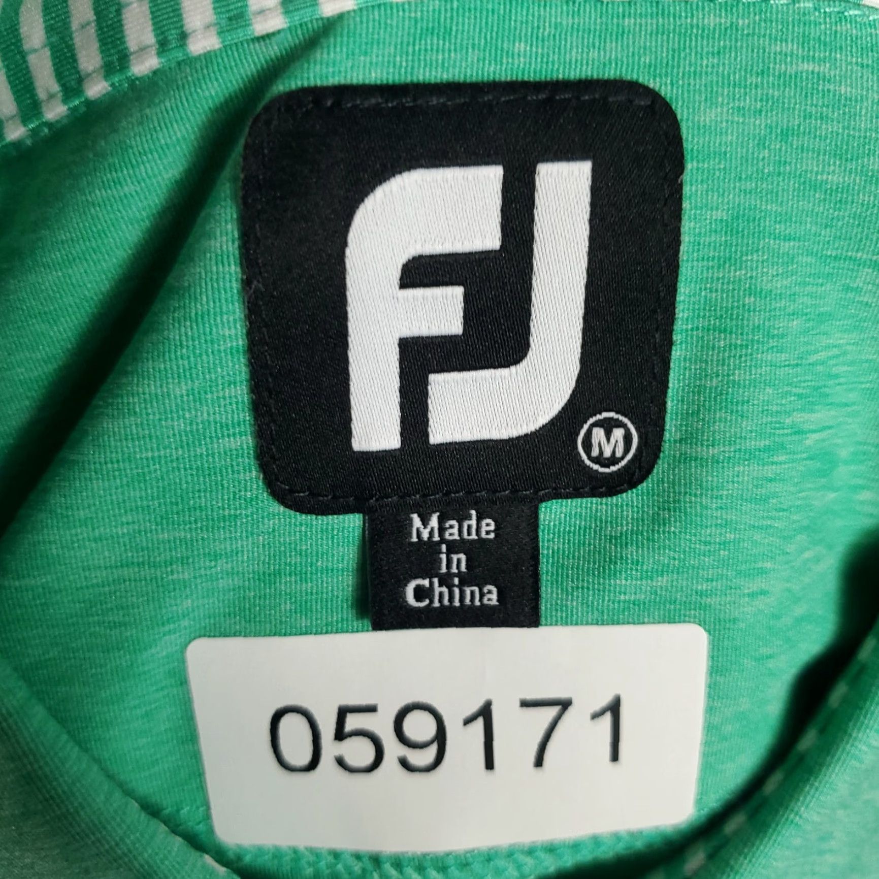 Footjoy FJ Polo Shirt Mens M Green Golf Casual Short Sleeve Shirt Size US M / EU 48-50 / 2 - 8 Thumbnail