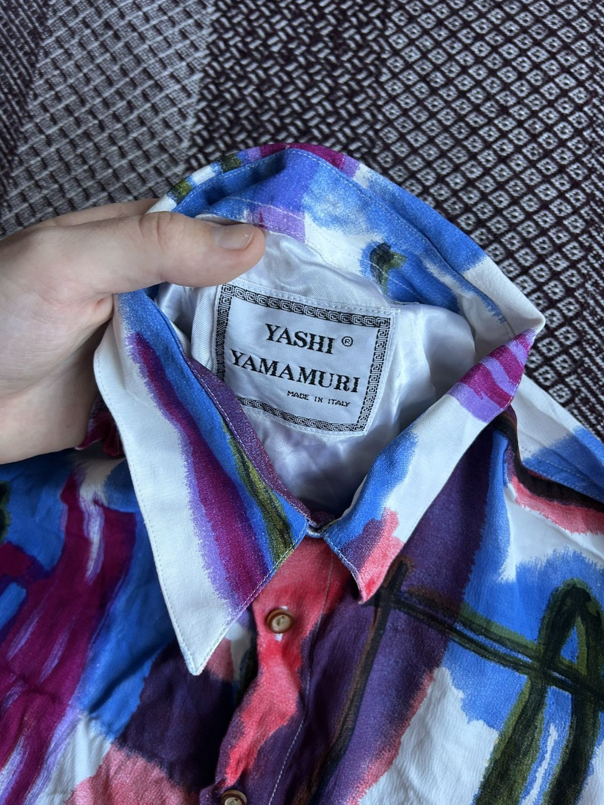 Yashi Yamamuri Vintage Yashi Yamamuri Japanese Style Shirt Mens Streetwear Size US L / EU 52-54 / 3 - 5 Thumbnail